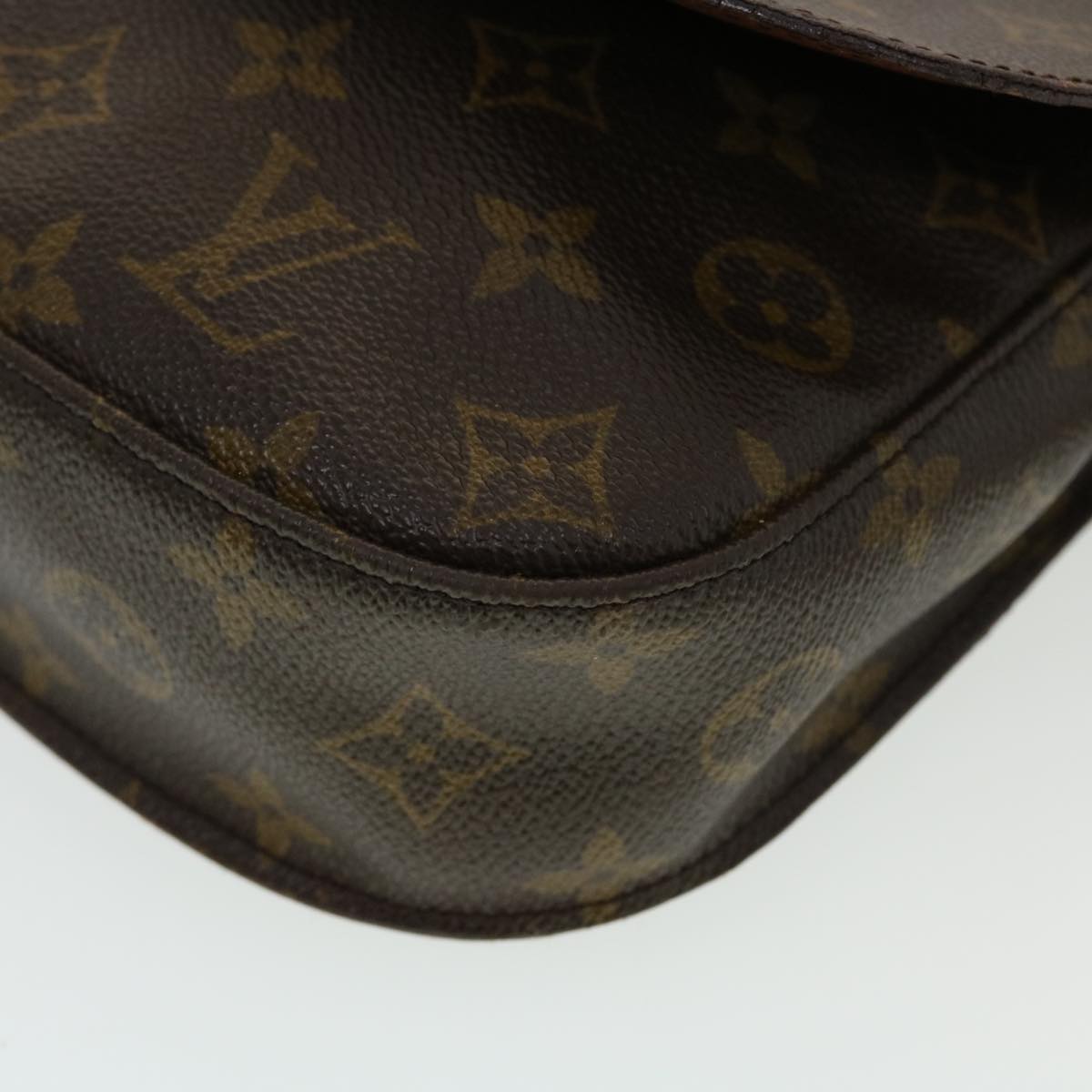 LOUIS VUITTON Monogram Saint Cloud MM Shoulder Bag M51243 LV Auth 43383