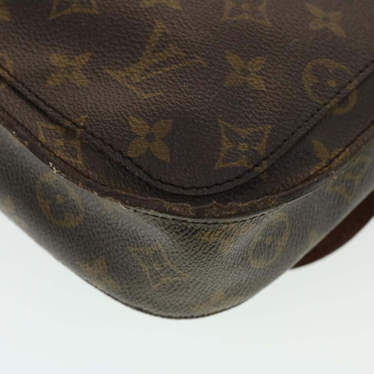 LOUIS VUITTON Monogram Saint Cloud MM Shoulder Bag M51243 LV Auth 43383