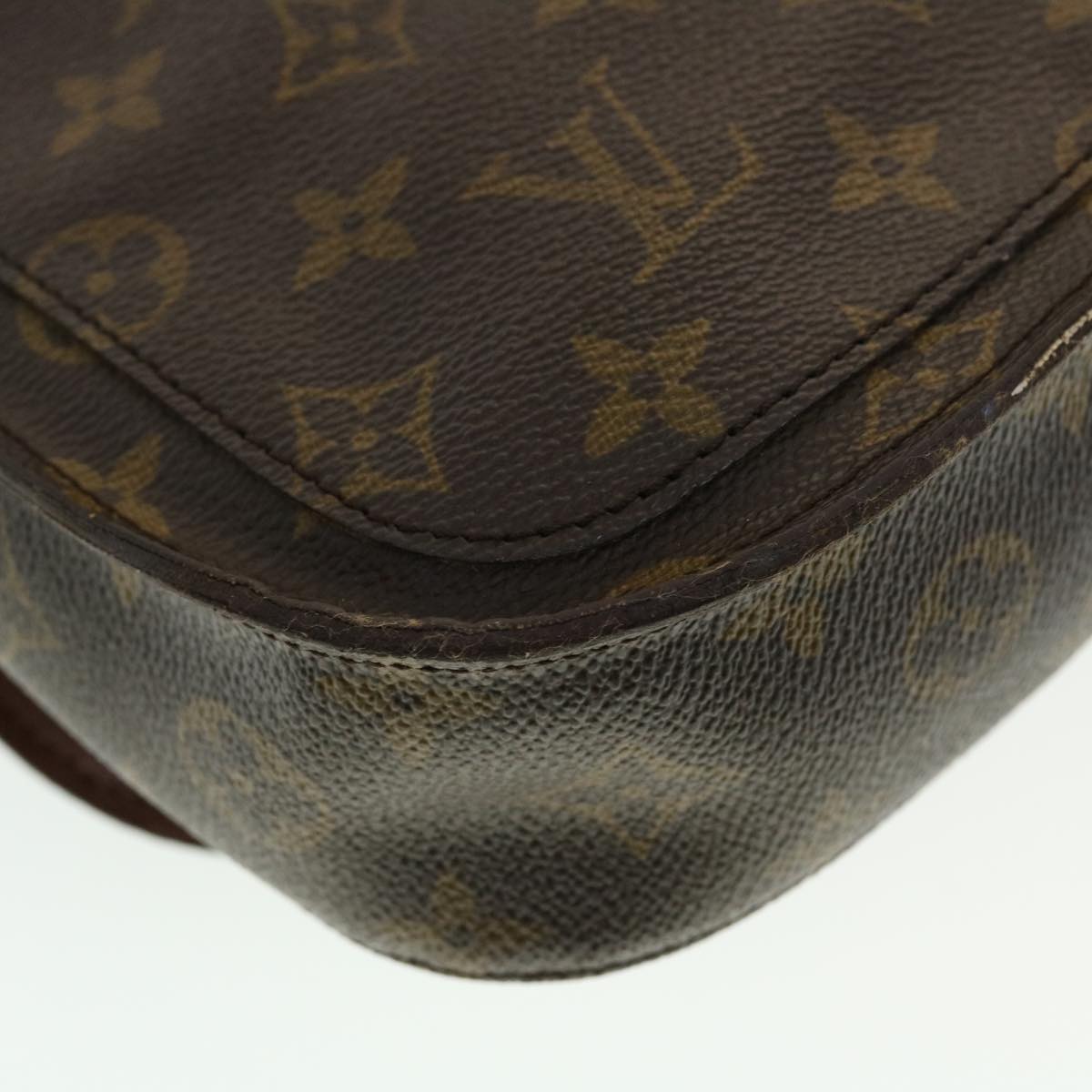 LOUIS VUITTON Monogram Saint Cloud MM Shoulder Bag M51243 LV Auth 43383