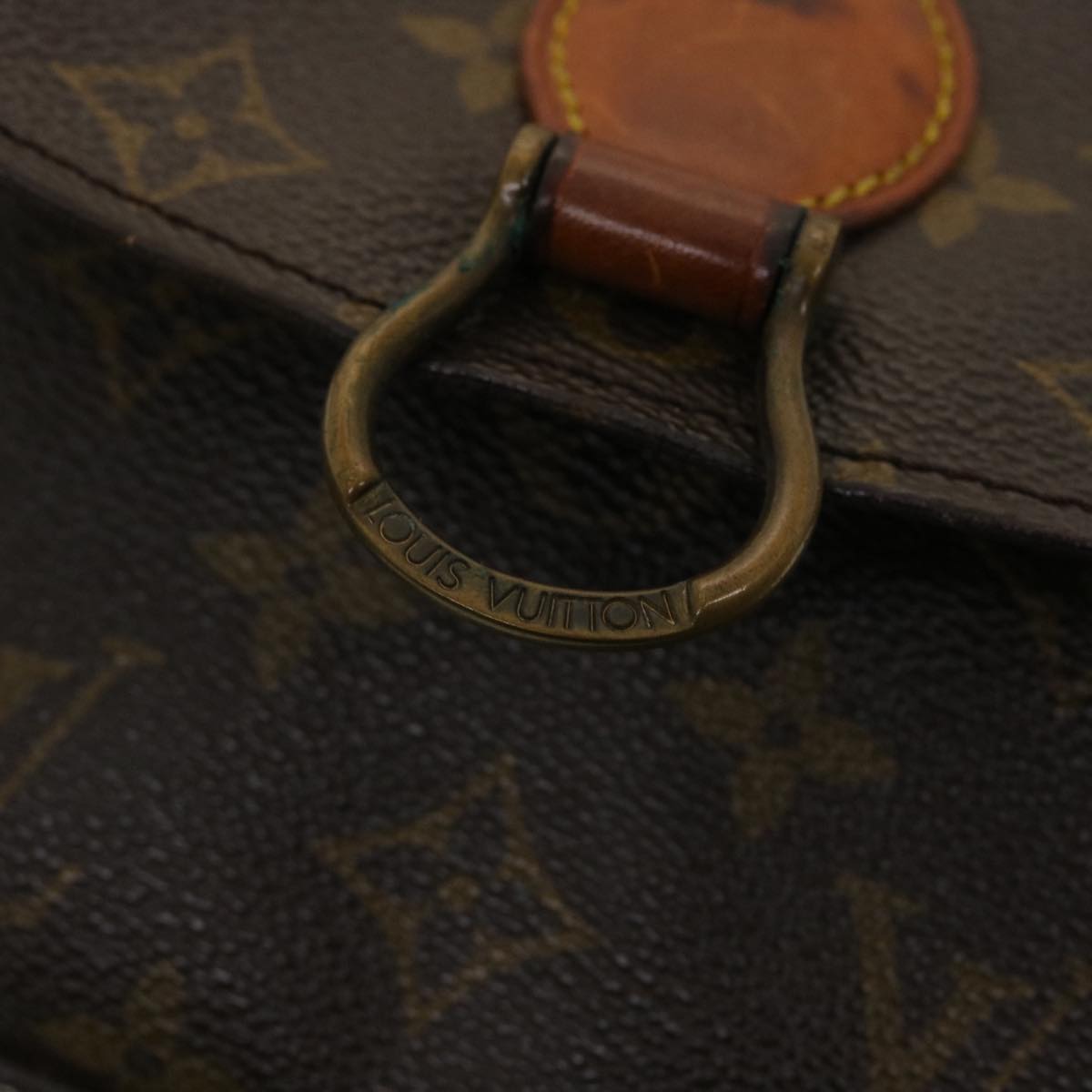 LOUIS VUITTON Monogram Saint Cloud MM Shoulder Bag M51243 LV Auth 43383