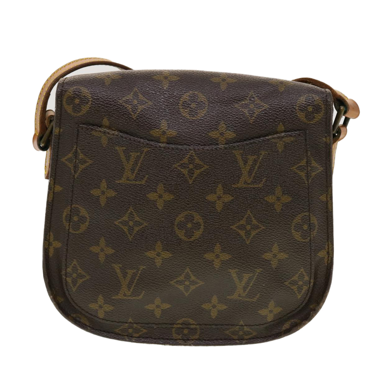 LOUIS VUITTON Monogram Saint Cloud MM Shoulder Bag M51243 LV Auth 43383