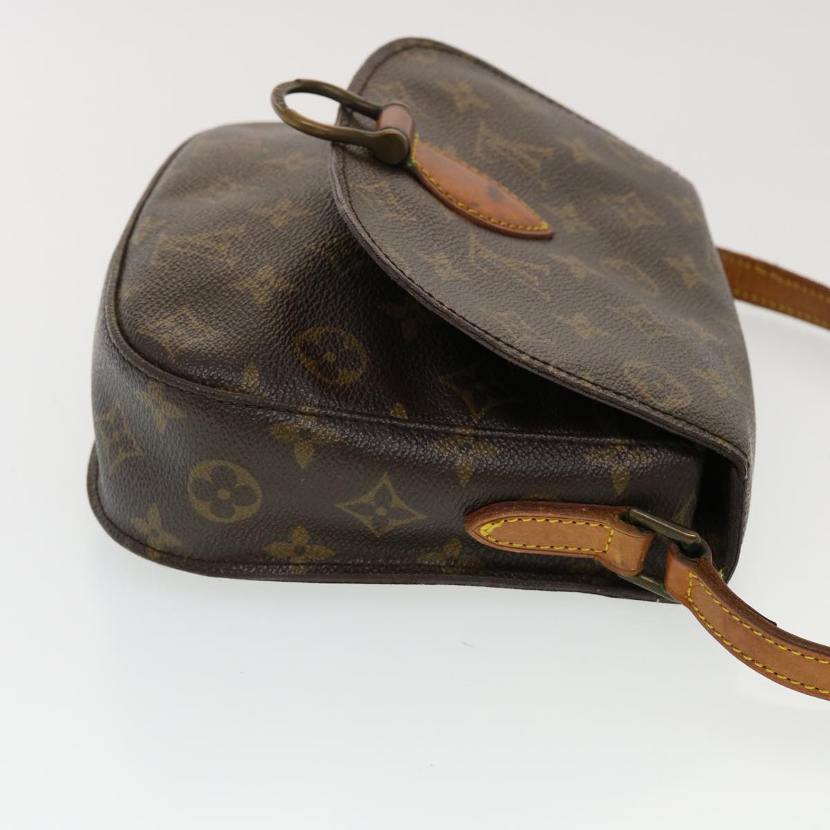 LOUIS VUITTON Monogram Saint Cloud MM Shoulder Bag M51243 LV Auth 43383