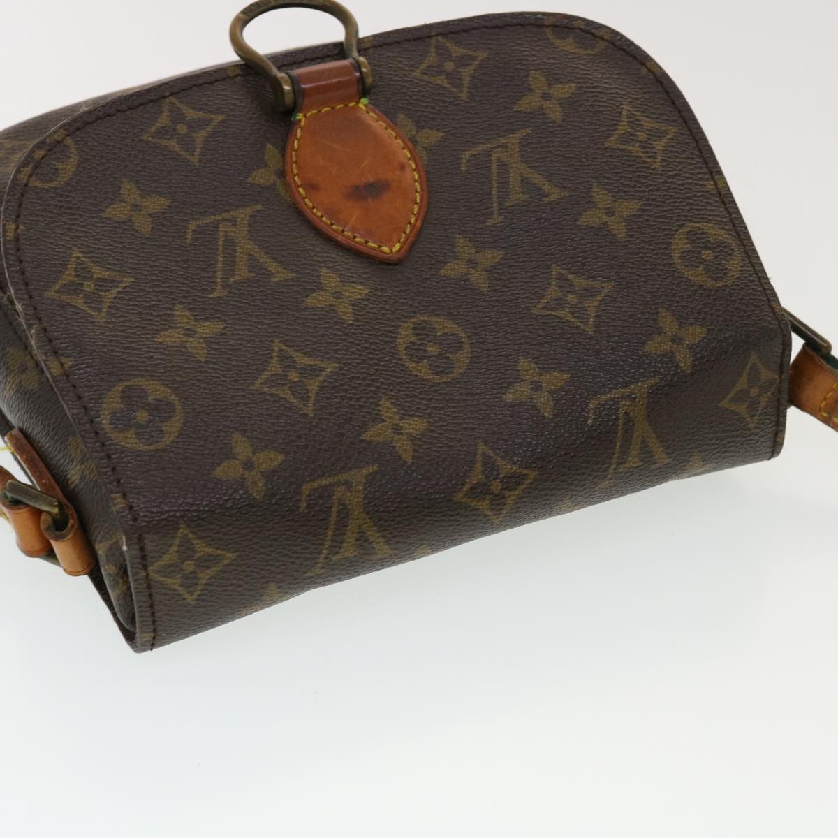 LOUIS VUITTON Monogram Saint Cloud MM Shoulder Bag M51243 LV Auth 43383