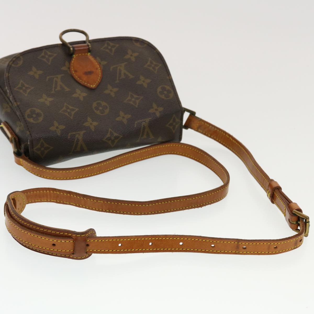 LOUIS VUITTON Monogram Saint Cloud MM Shoulder Bag M51243 LV Auth 43383