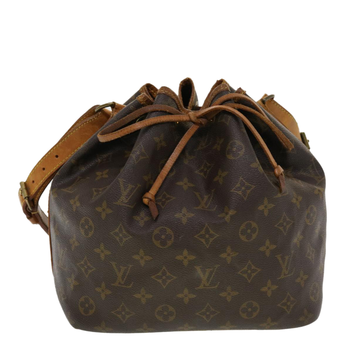 LOUIS VUITTON Monogram Petit Noe Shoulder Bag M42226 LV Auth 43387