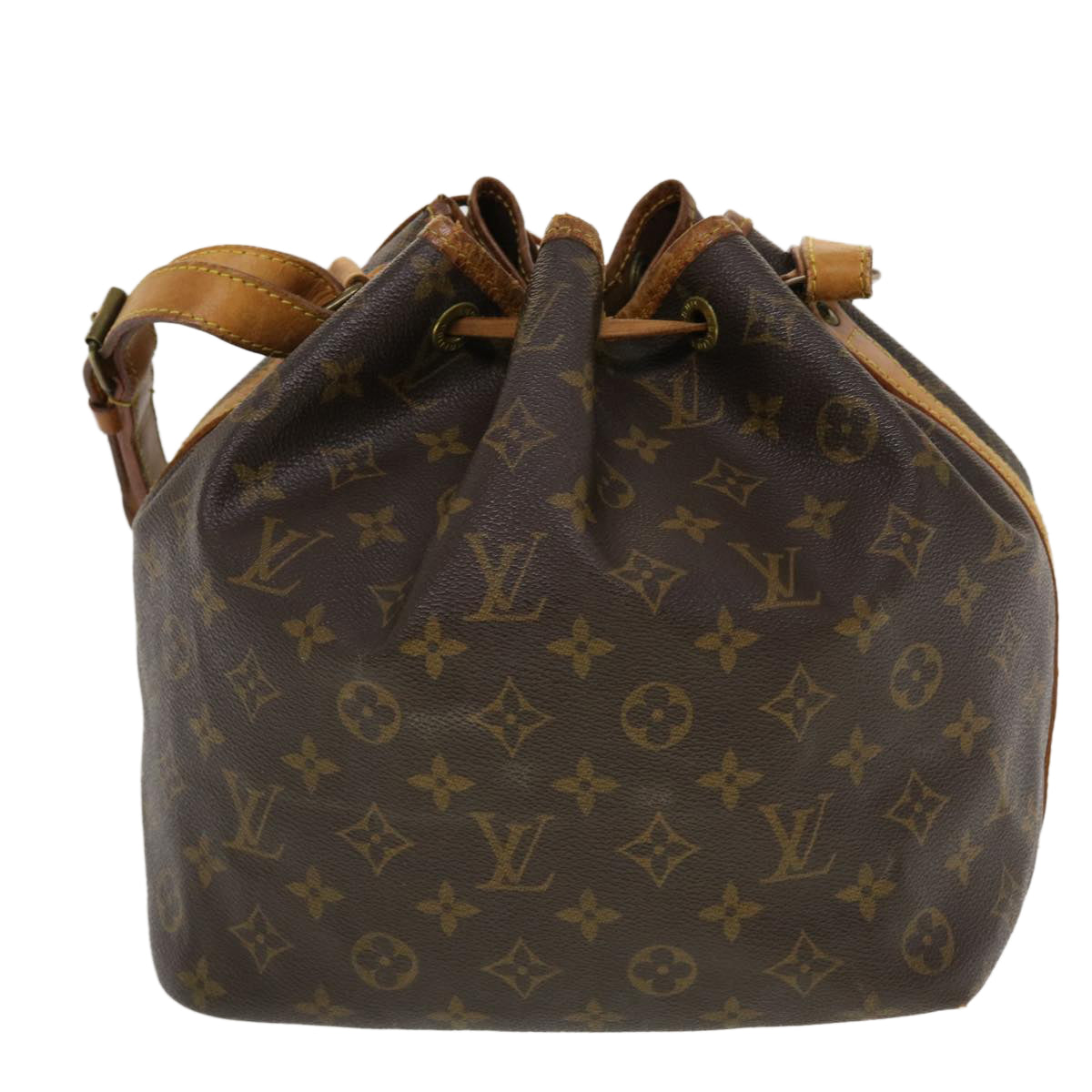 LOUIS VUITTON Monogram Petit Noe Shoulder Bag M42226 LV Auth 43387