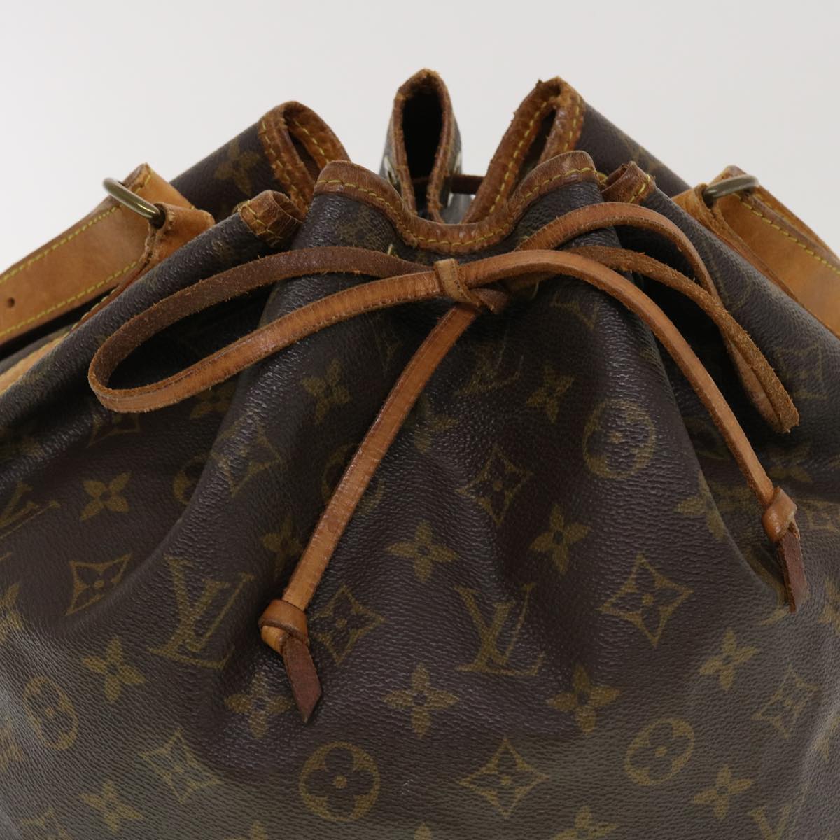 LOUIS VUITTON Monogram Petit Noe Shoulder Bag M42226 LV Auth 43387