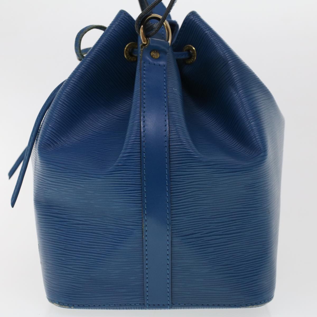 LOUIS VUITTON Epi Petit Noe Shoulder Bag Blue M44105 LV Auth 43406