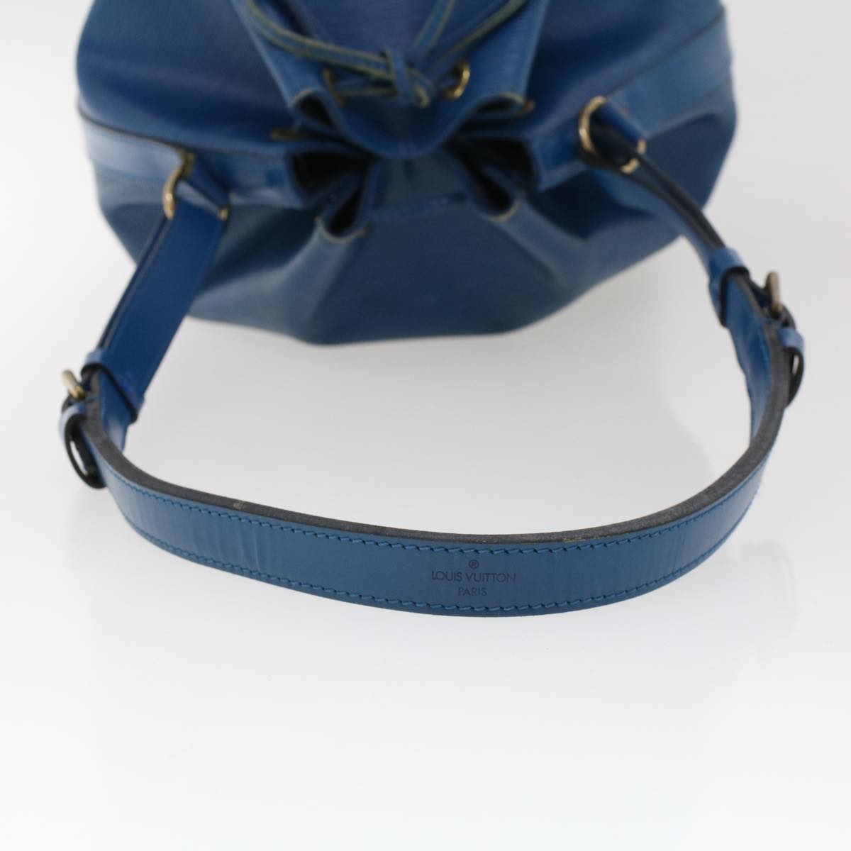 LOUIS VUITTON Epi Petit Noe Shoulder Bag Blue M44105 LV Auth 43406