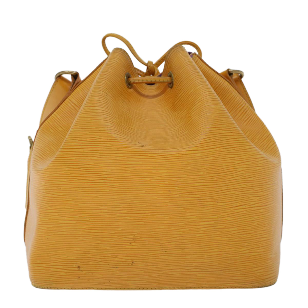 LOUIS VUITTON Epi Petit Noe Shoulder Bag Tassili Yellow M44109 LV Auth 43407