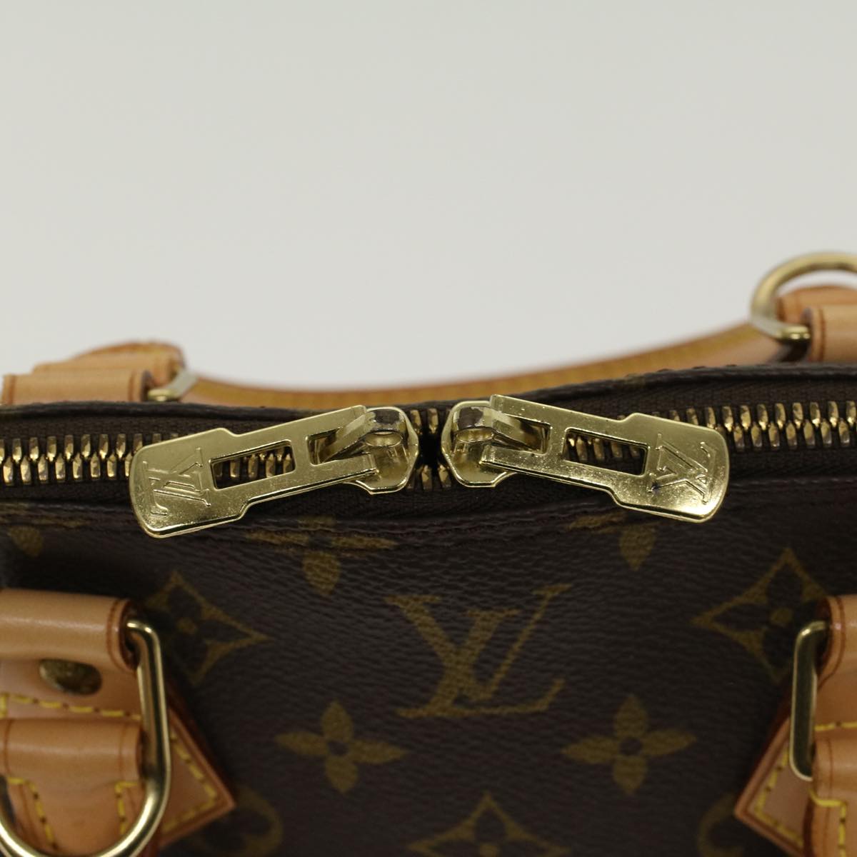 LOUIS VUITTON Monogram Alma Hand Bag M51130 LV Auth 43411