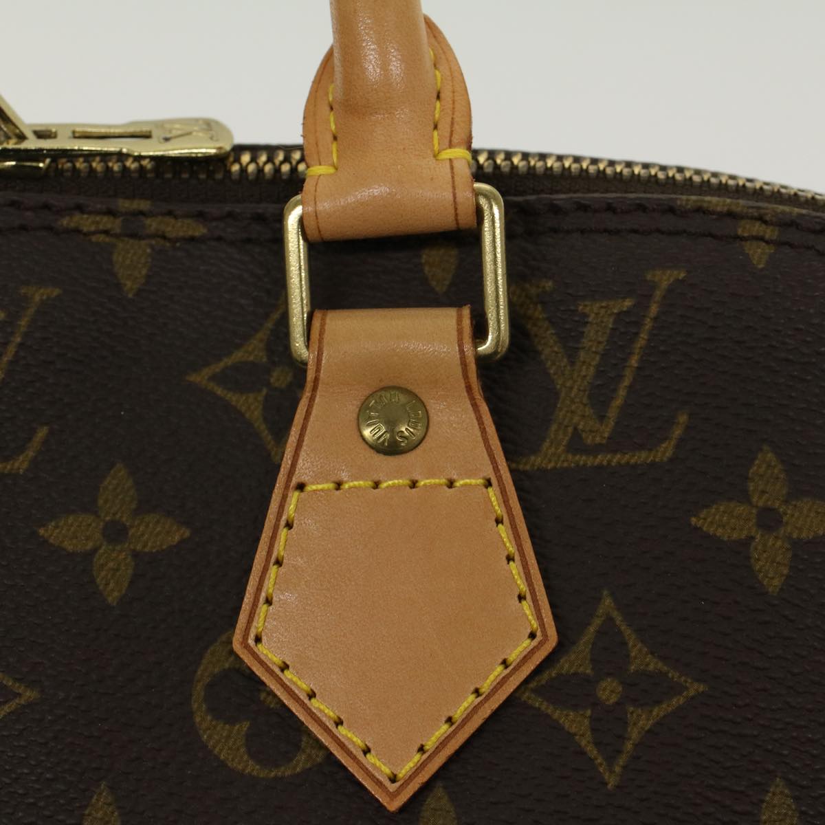 LOUIS VUITTON Monogram Alma Hand Bag M51130 LV Auth 43411