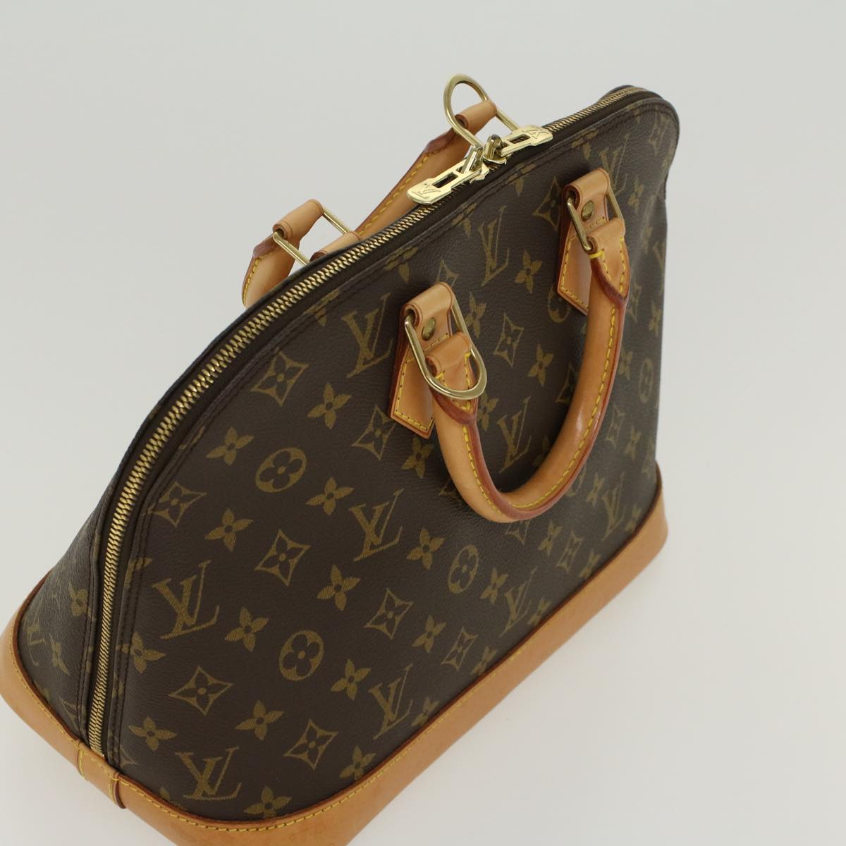 LOUIS VUITTON Monogram Alma Hand Bag M51130 LV Auth 43411