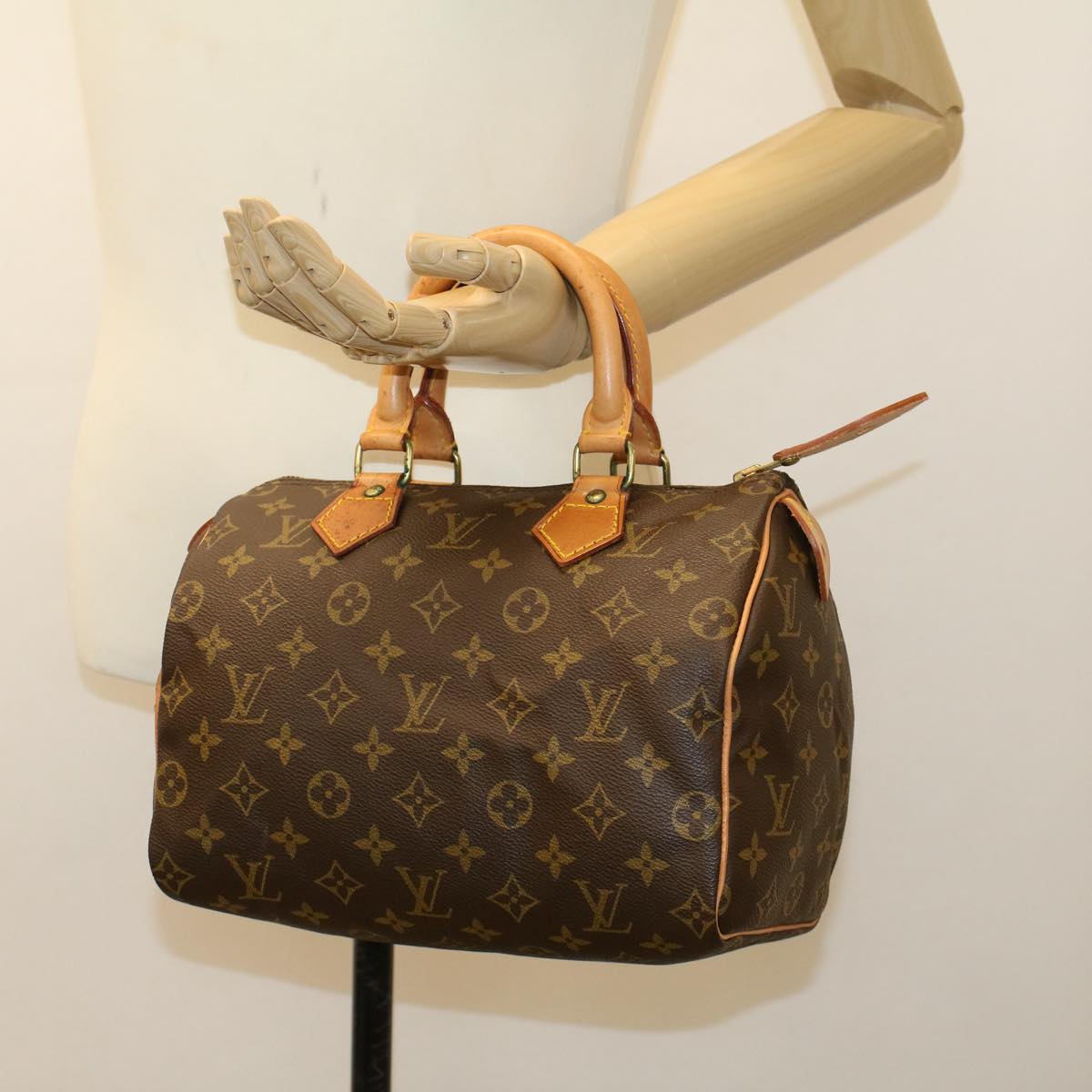 LOUIS VUITTON Monogram Speedy 25 Hand Bag M41528 LV Auth 43425