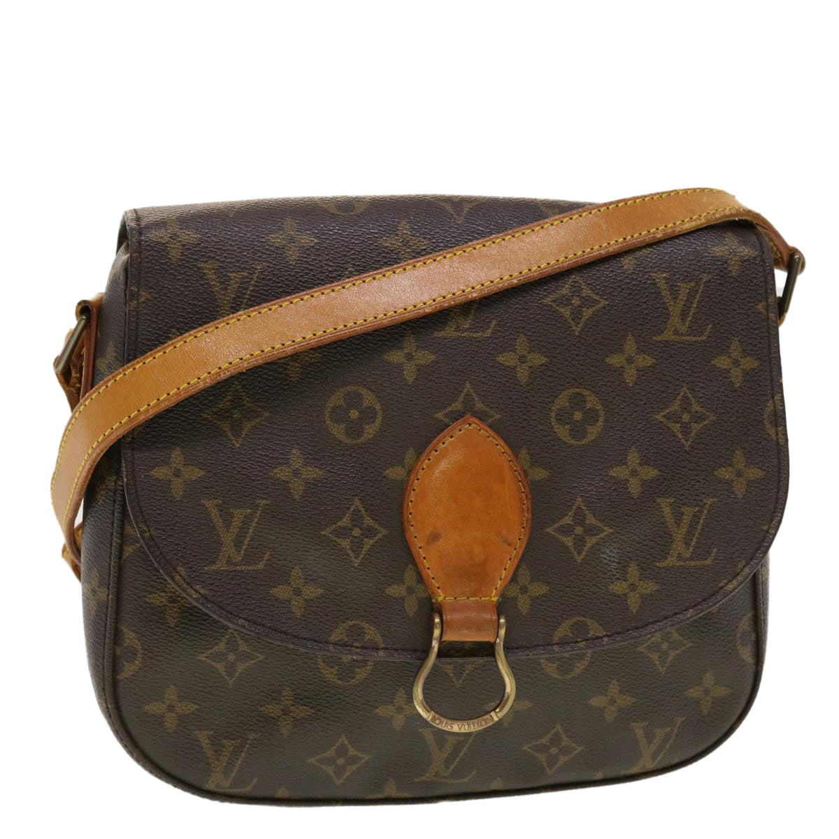 LOUIS VUITTON Monogram Saint Cloud GM Shoulder Bag M51242 LV Auth 43455