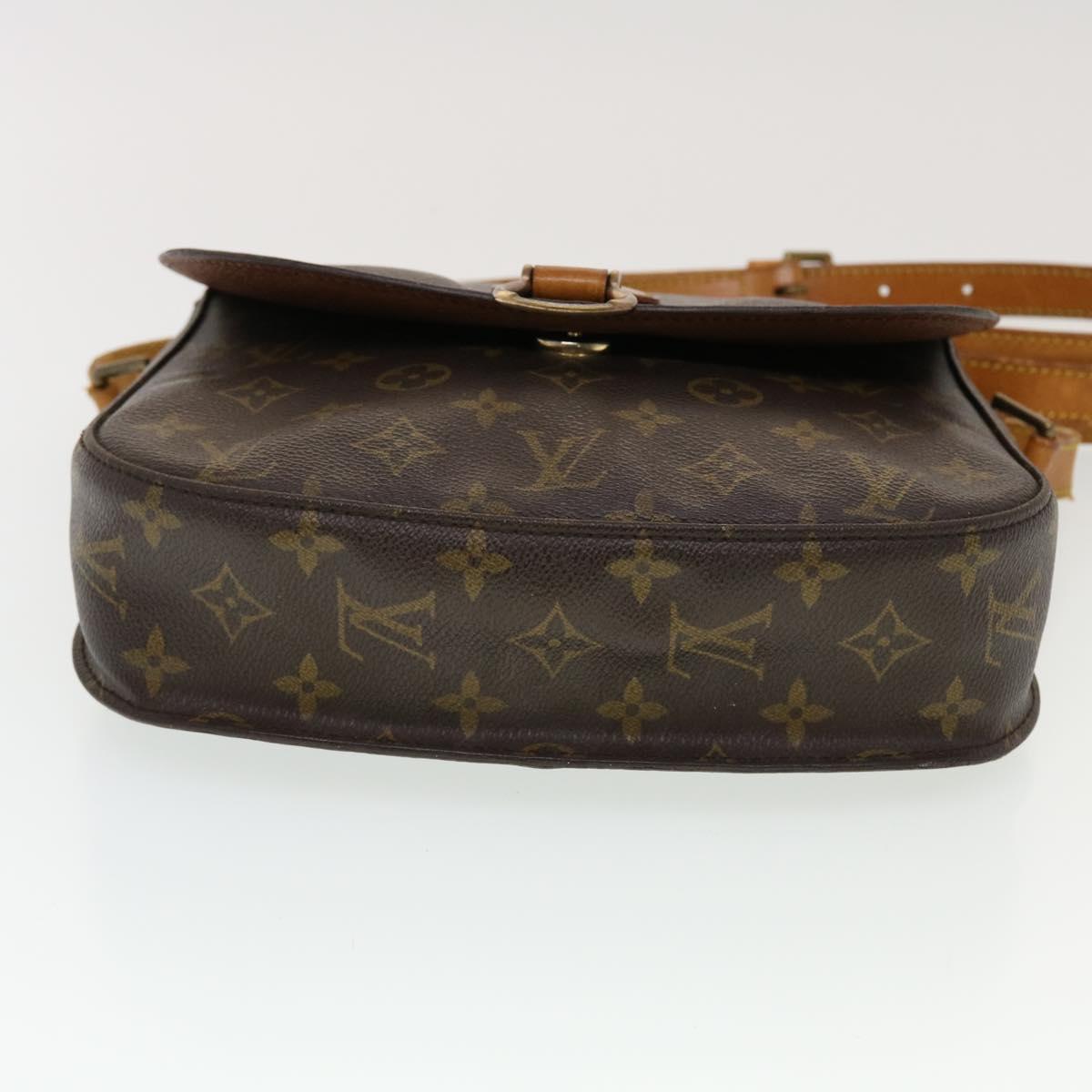 LOUIS VUITTON Monogram Saint Cloud GM Shoulder Bag M51242 LV Auth 43455