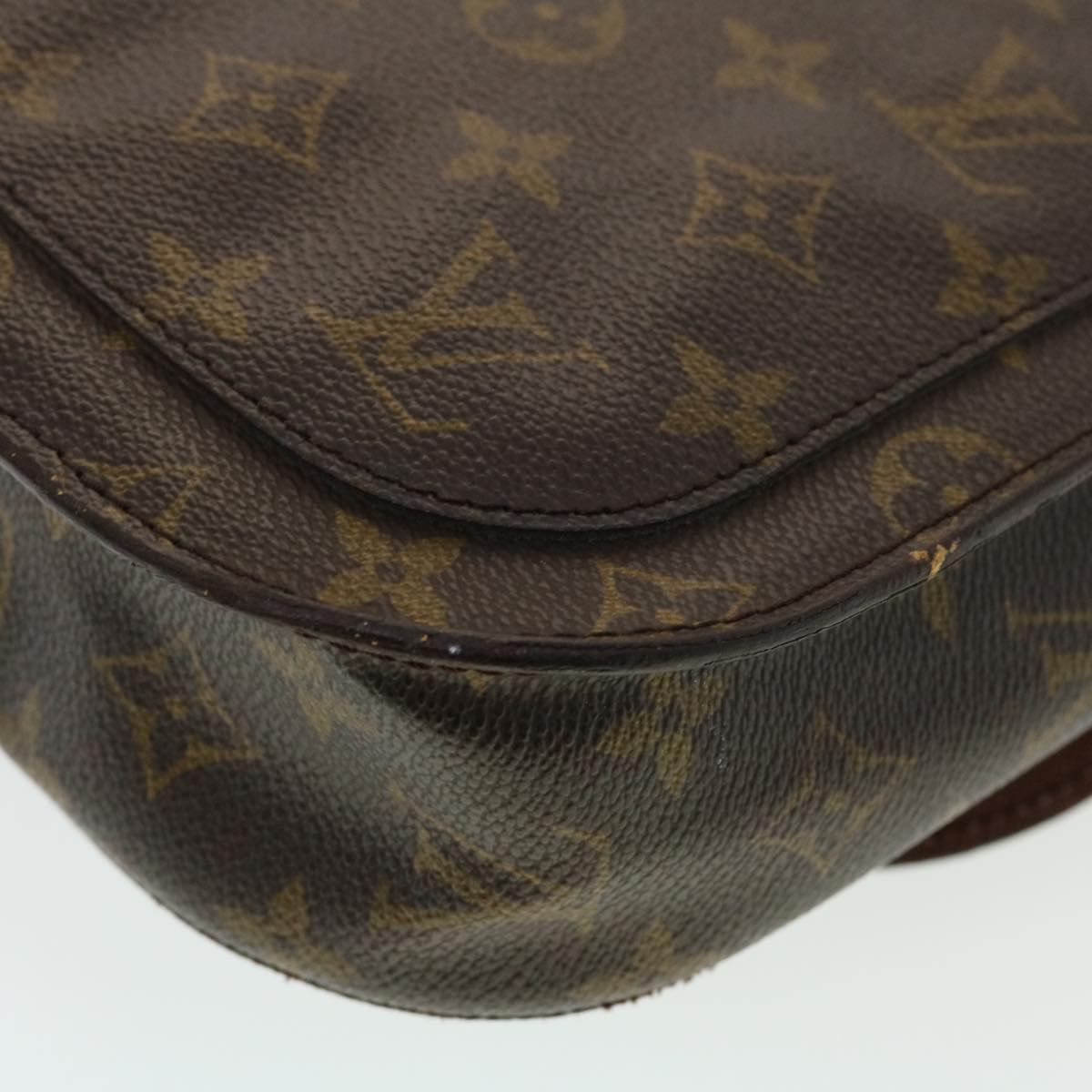 LOUIS VUITTON Monogram Saint Cloud GM Shoulder Bag M51242 LV Auth 43455