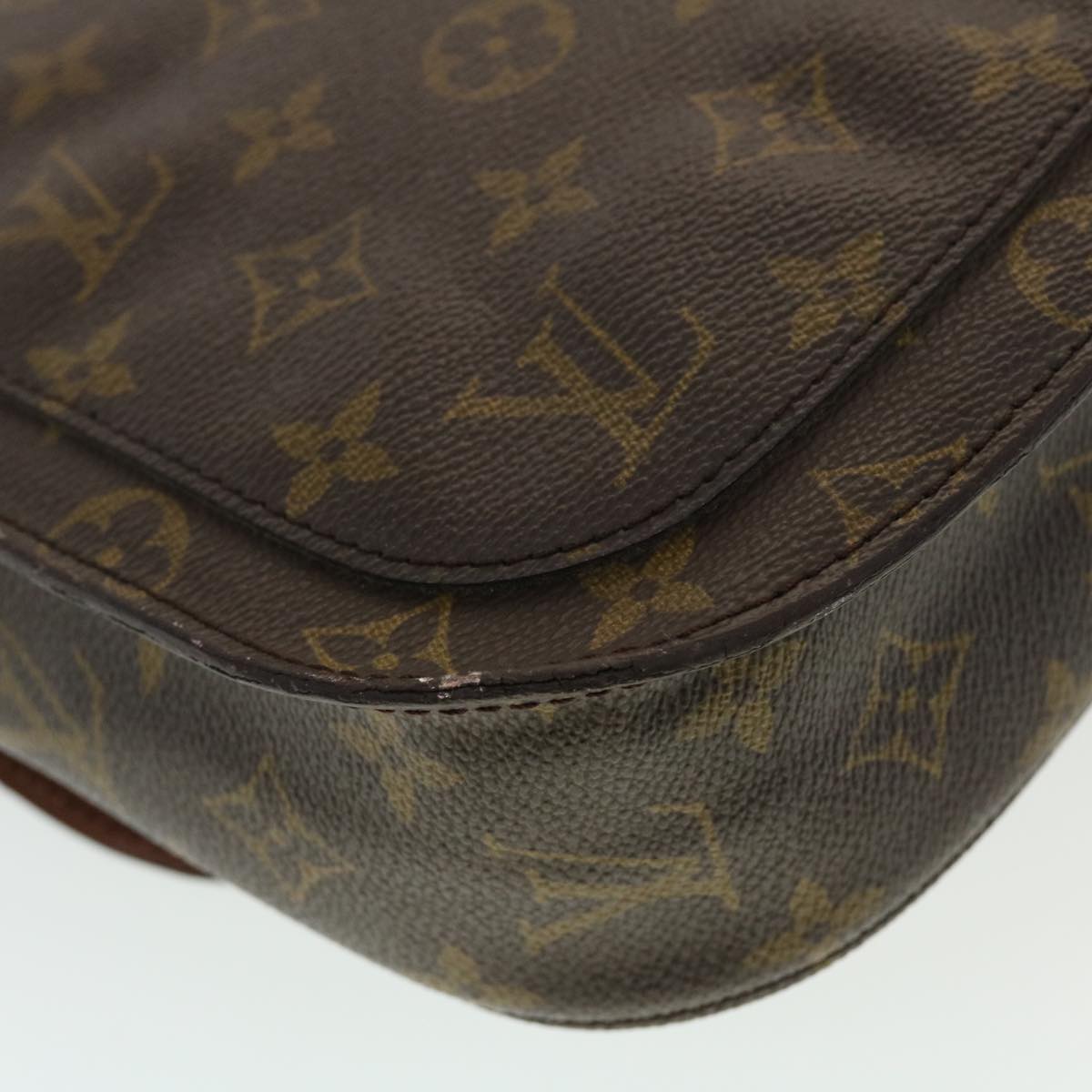 LOUIS VUITTON Monogram Saint Cloud GM Shoulder Bag M51242 LV Auth 43455