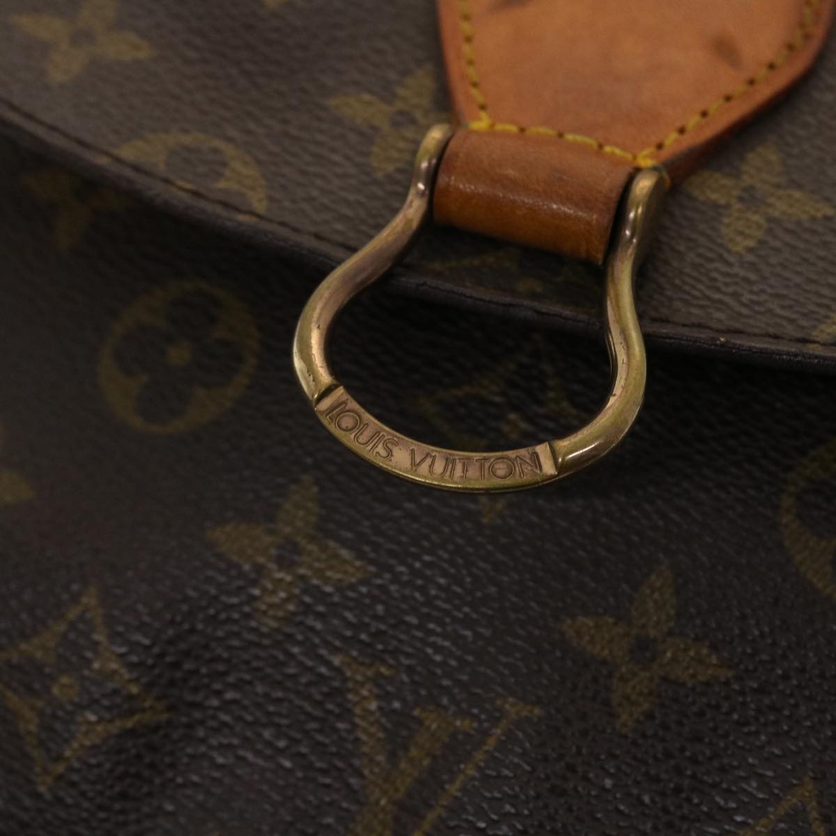 LOUIS VUITTON Monogram Saint Cloud GM Shoulder Bag M51242 LV Auth 43455