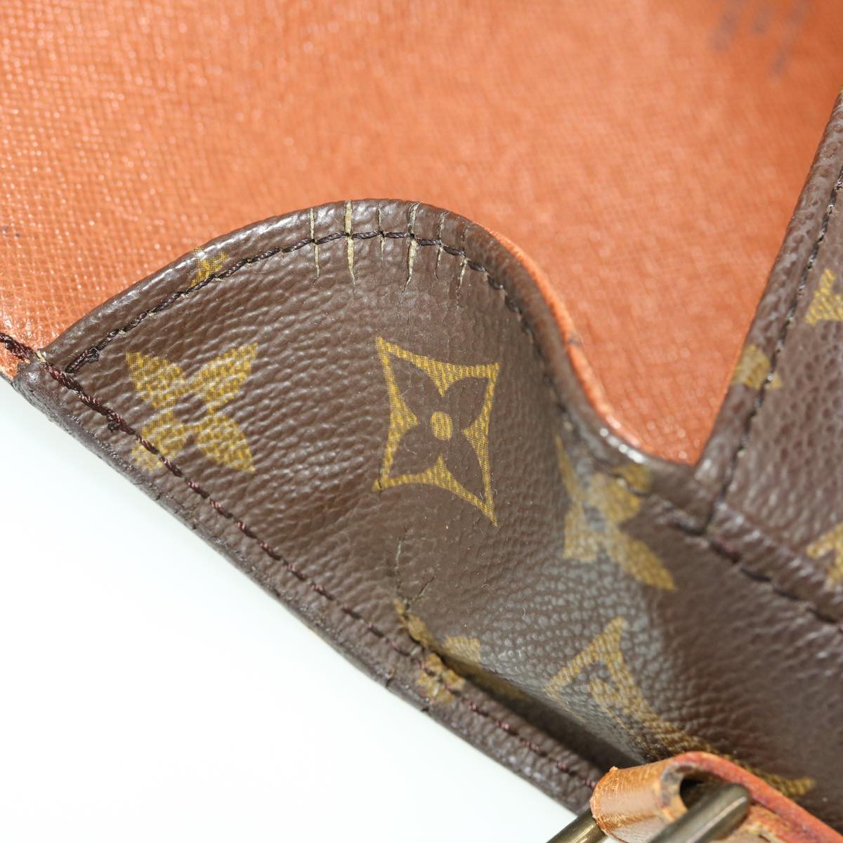 LOUIS VUITTON Monogram Saint Cloud GM Shoulder Bag M51242 LV Auth 43455