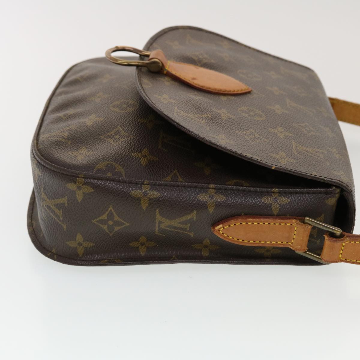 LOUIS VUITTON Monogram Saint Cloud GM Shoulder Bag M51242 LV Auth 43455