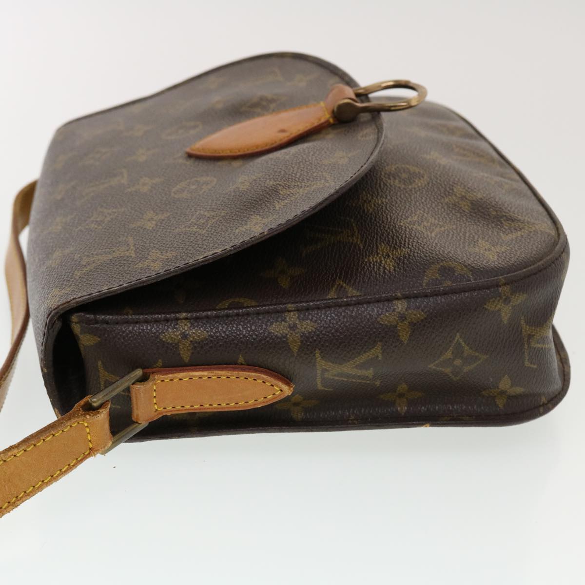 LOUIS VUITTON Monogram Saint Cloud GM Shoulder Bag M51242 LV Auth 43455