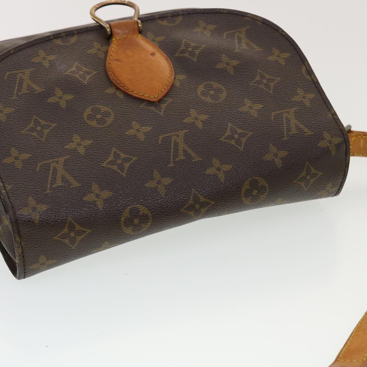 LOUIS VUITTON Monogram Saint Cloud GM Shoulder Bag M51242 LV Auth 43455