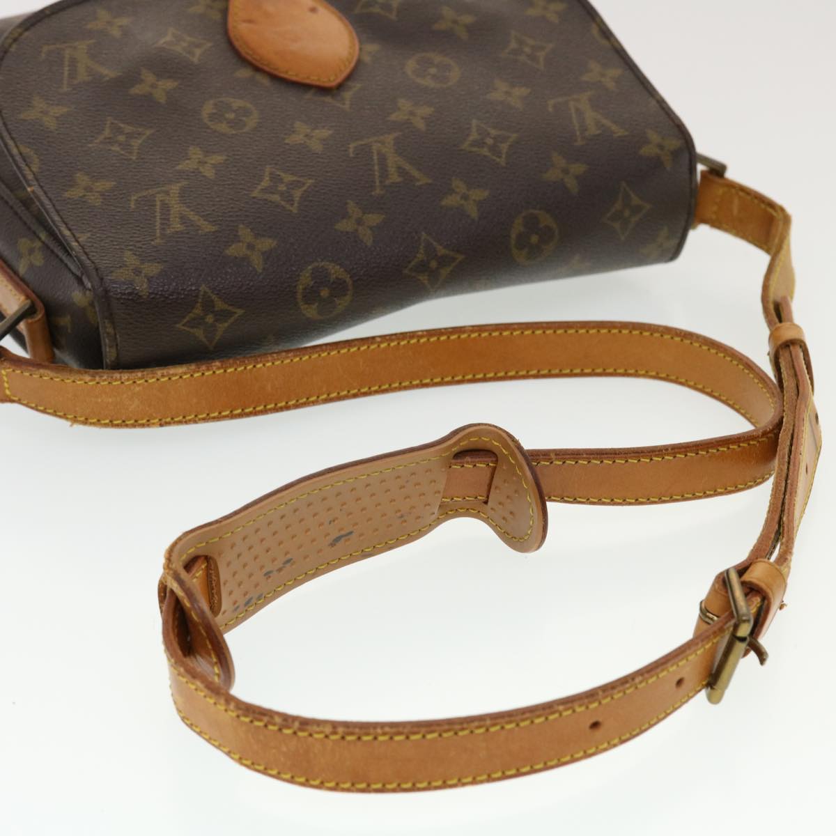 LOUIS VUITTON Monogram Saint Cloud GM Shoulder Bag M51242 LV Auth 43455