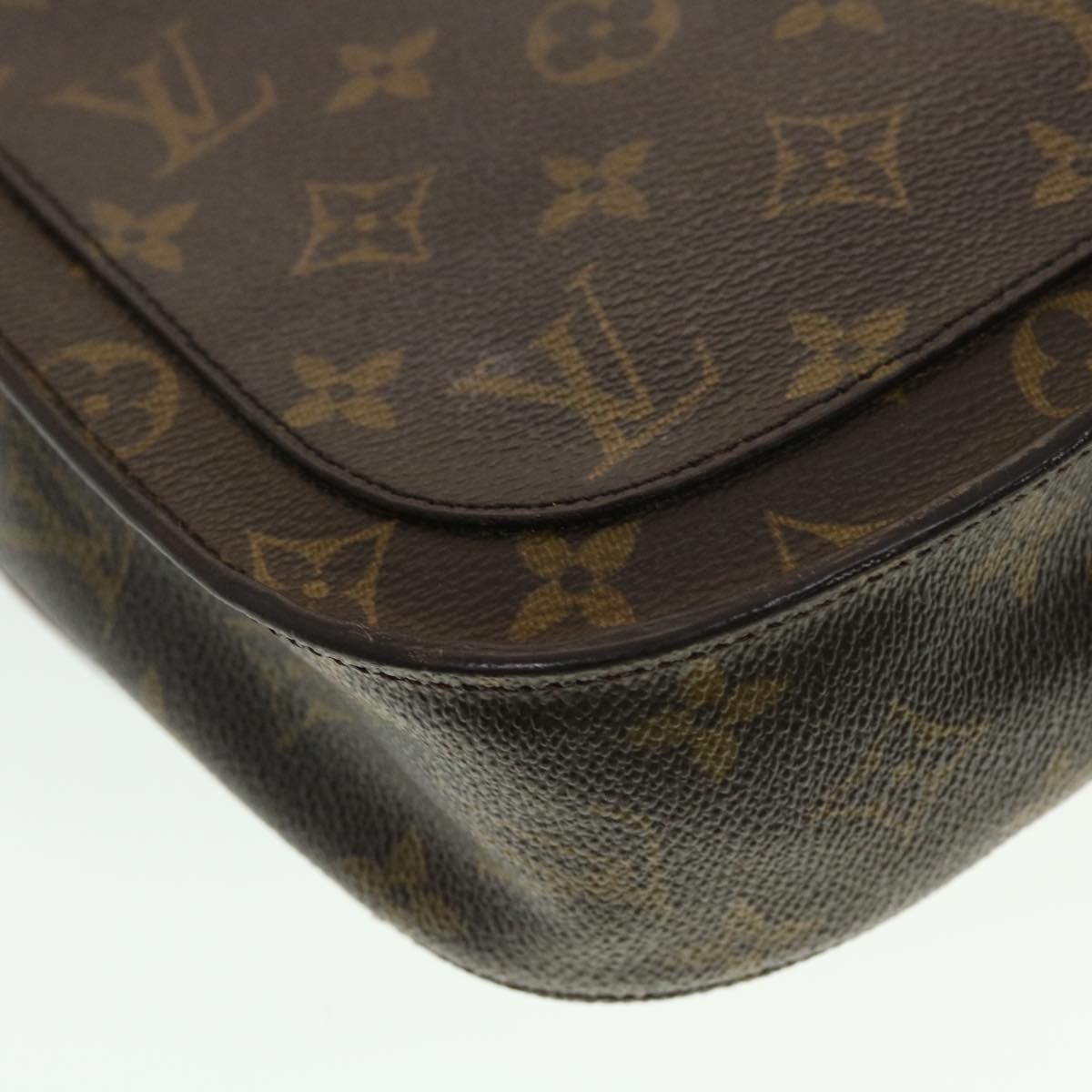 LOUIS VUITTON Monogram Saint Cloud GM Shoulder Bag M51242 LV Auth 43456