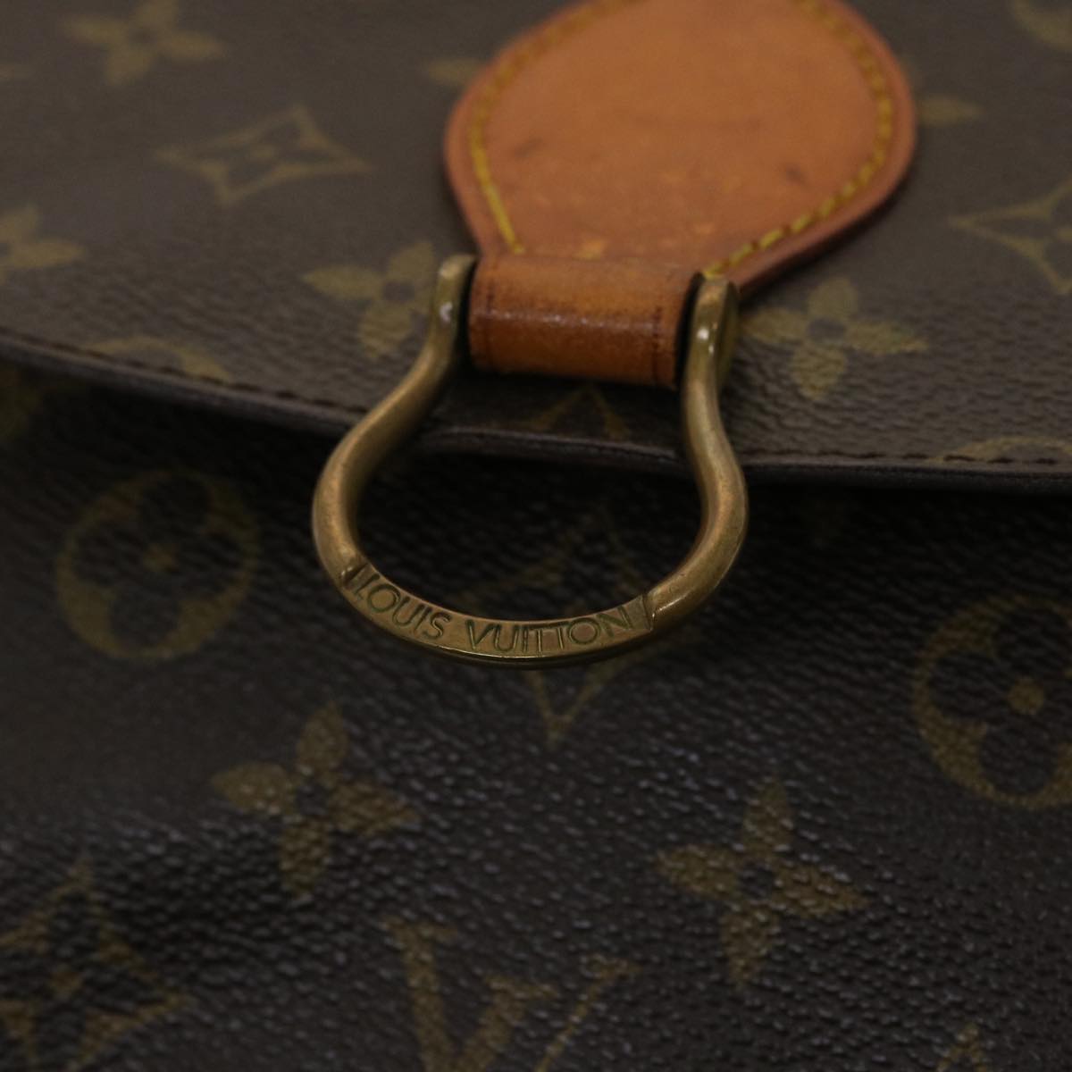 LOUIS VUITTON Monogram Saint Cloud GM Shoulder Bag M51242 LV Auth 43456