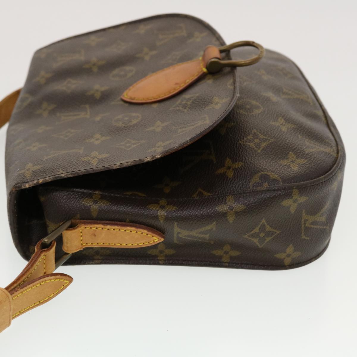 LOUIS VUITTON Monogram Saint Cloud GM Shoulder Bag M51242 LV Auth 43456