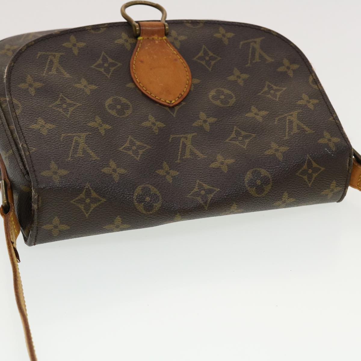 LOUIS VUITTON Monogram Saint Cloud GM Shoulder Bag M51242 LV Auth 43456