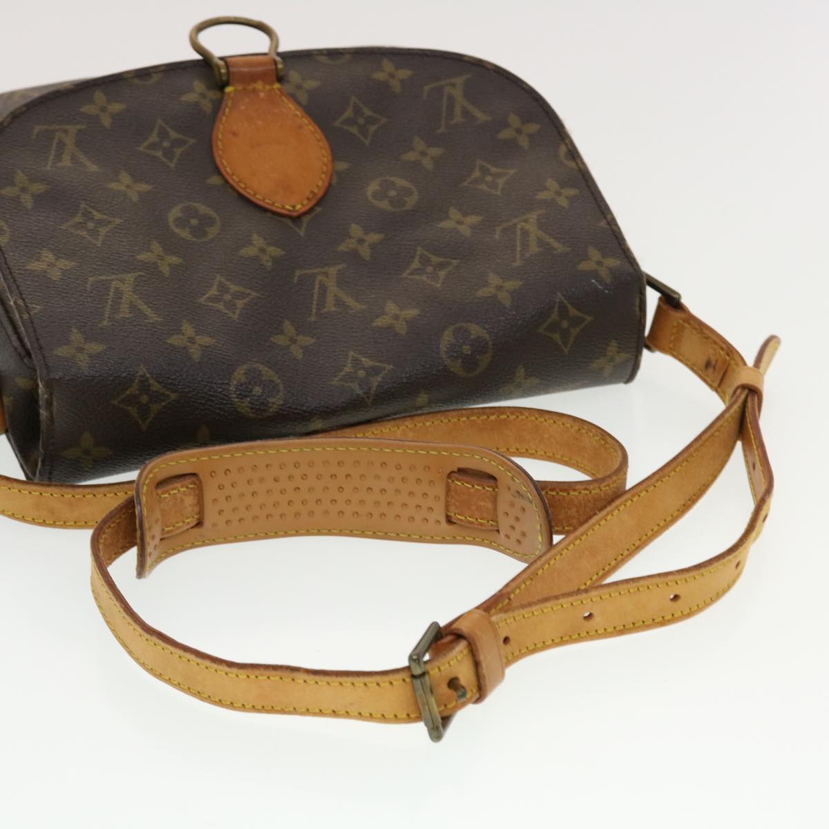 LOUIS VUITTON Monogram Saint Cloud GM Shoulder Bag M51242 LV Auth 43456