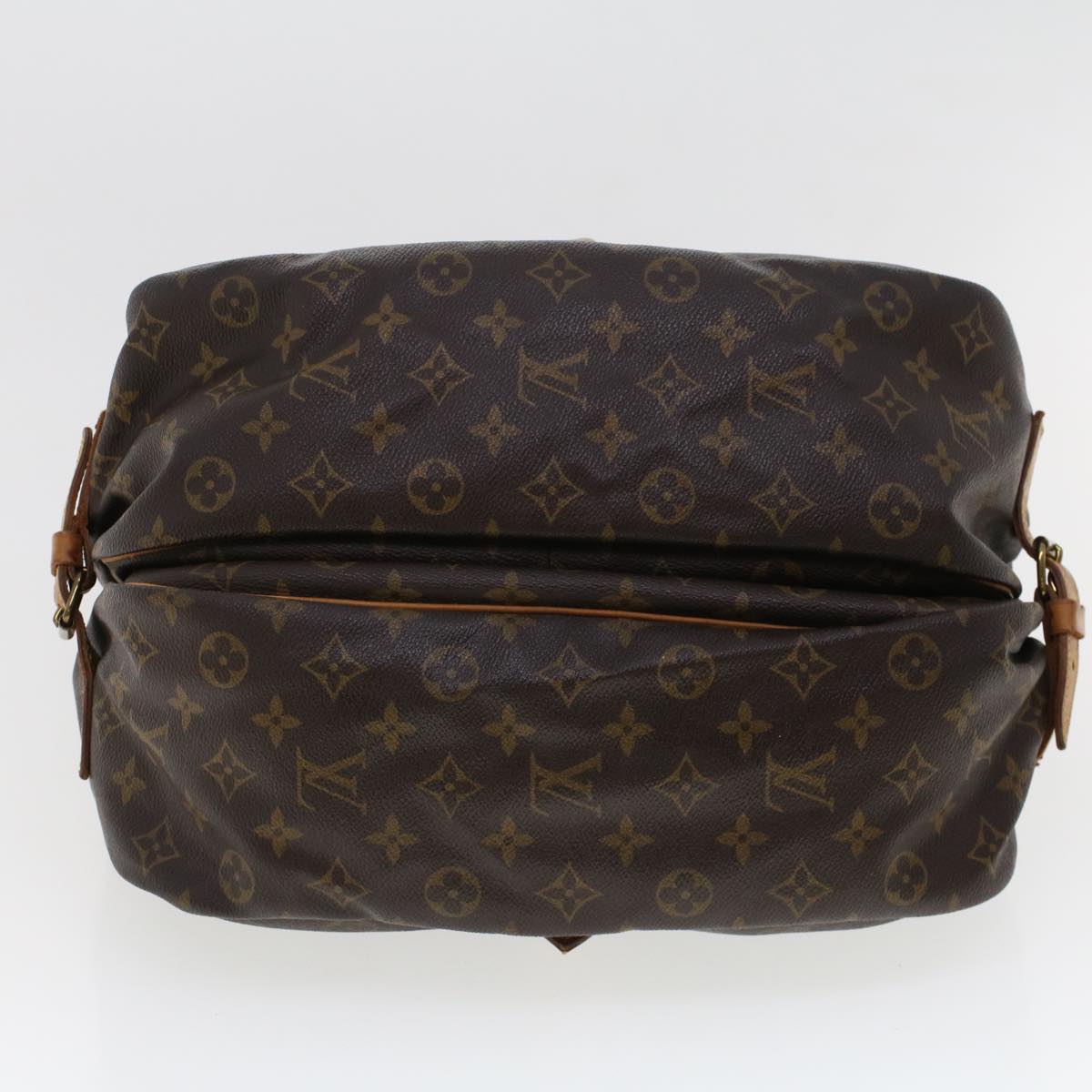 LOUIS VUITTON Monogram Saumur 35 Shoulder Bag M42254 LV Auth 43461