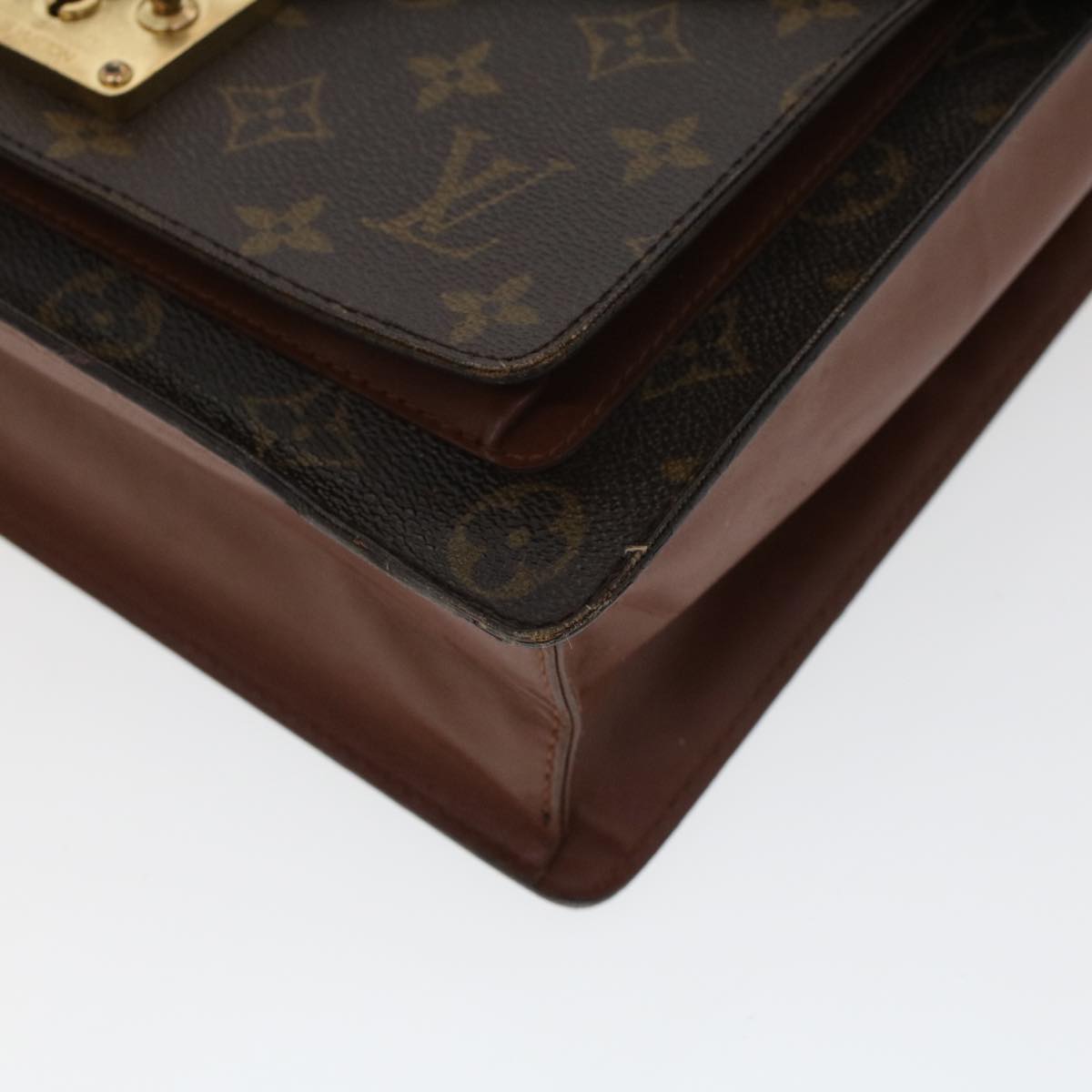 LOUIS VUITTON Monogram Monceau 28 Hand Bag 2way M51185 LV Auth 43482