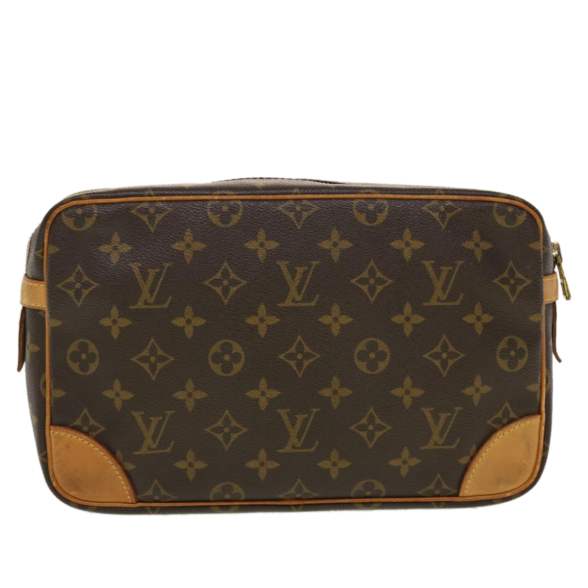 LOUIS VUITTON Monogram Compiegne 28 Clutch Bag M51845 LV Auth 43486 - 0