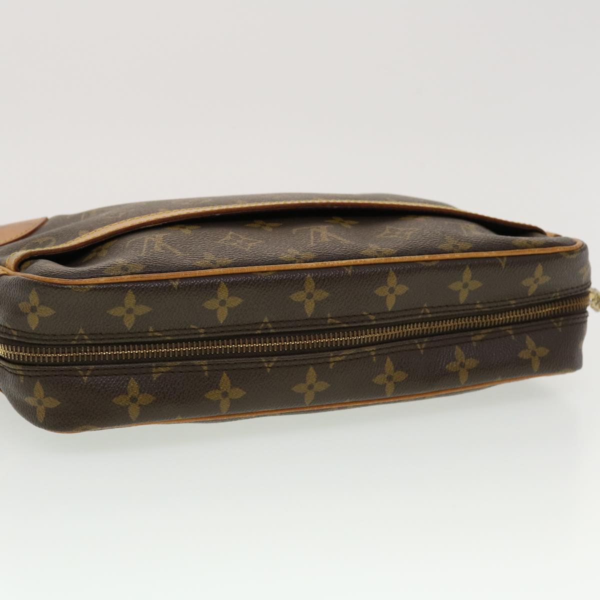 LOUIS VUITTON Monogram Compiegne 28 Clutch Bag M51845 LV Auth 43486