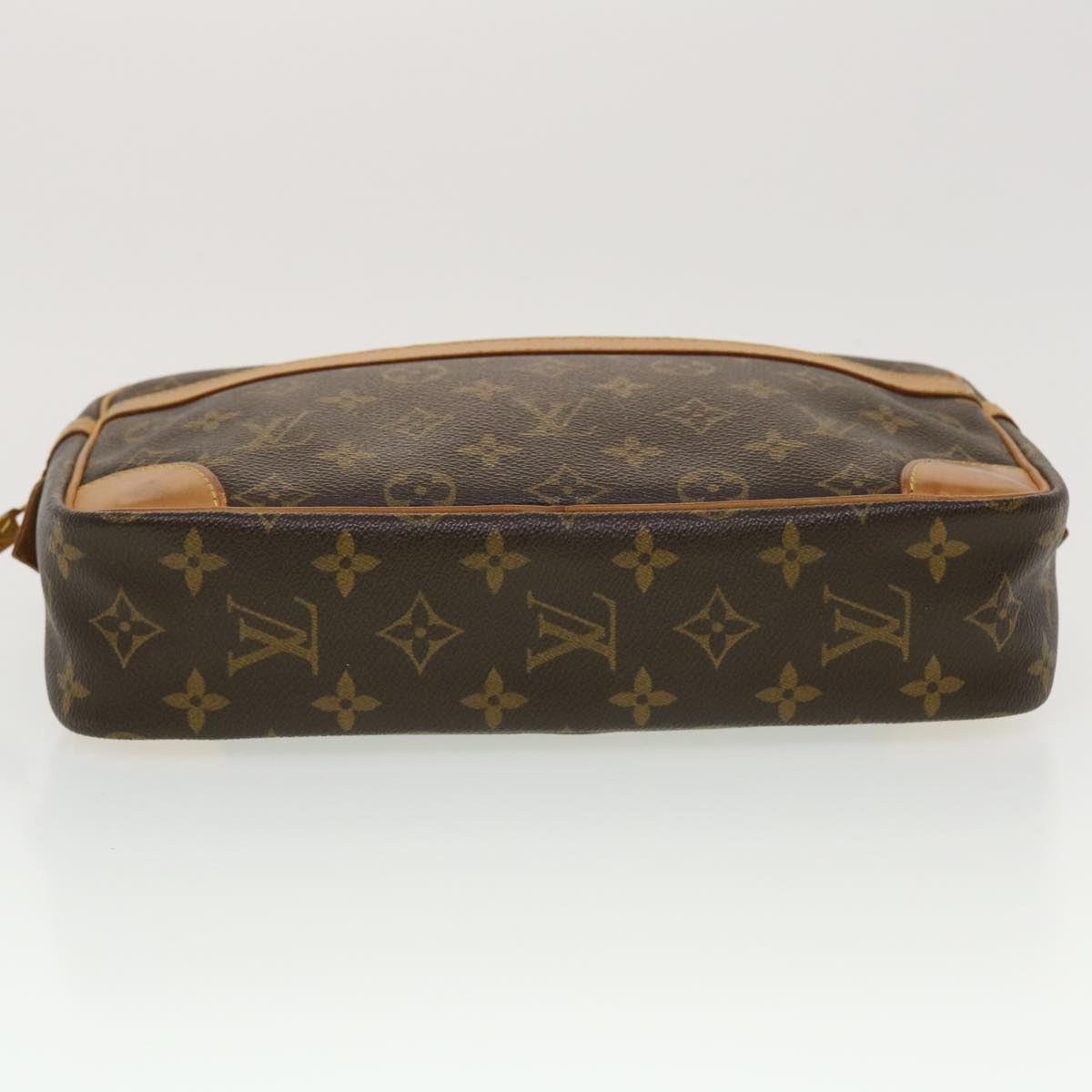 LOUIS VUITTON Monogram Compiegne 28 Clutch Bag M51845 LV Auth 43486