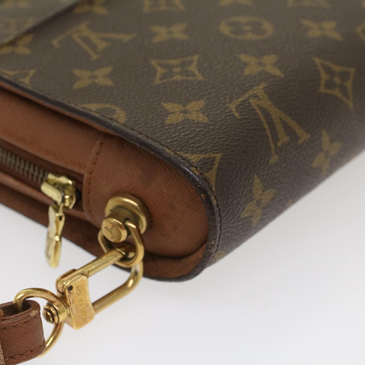 LOUIS VUITTON Monogram Orsay Clutch Bag M51790 LV Auth 43537