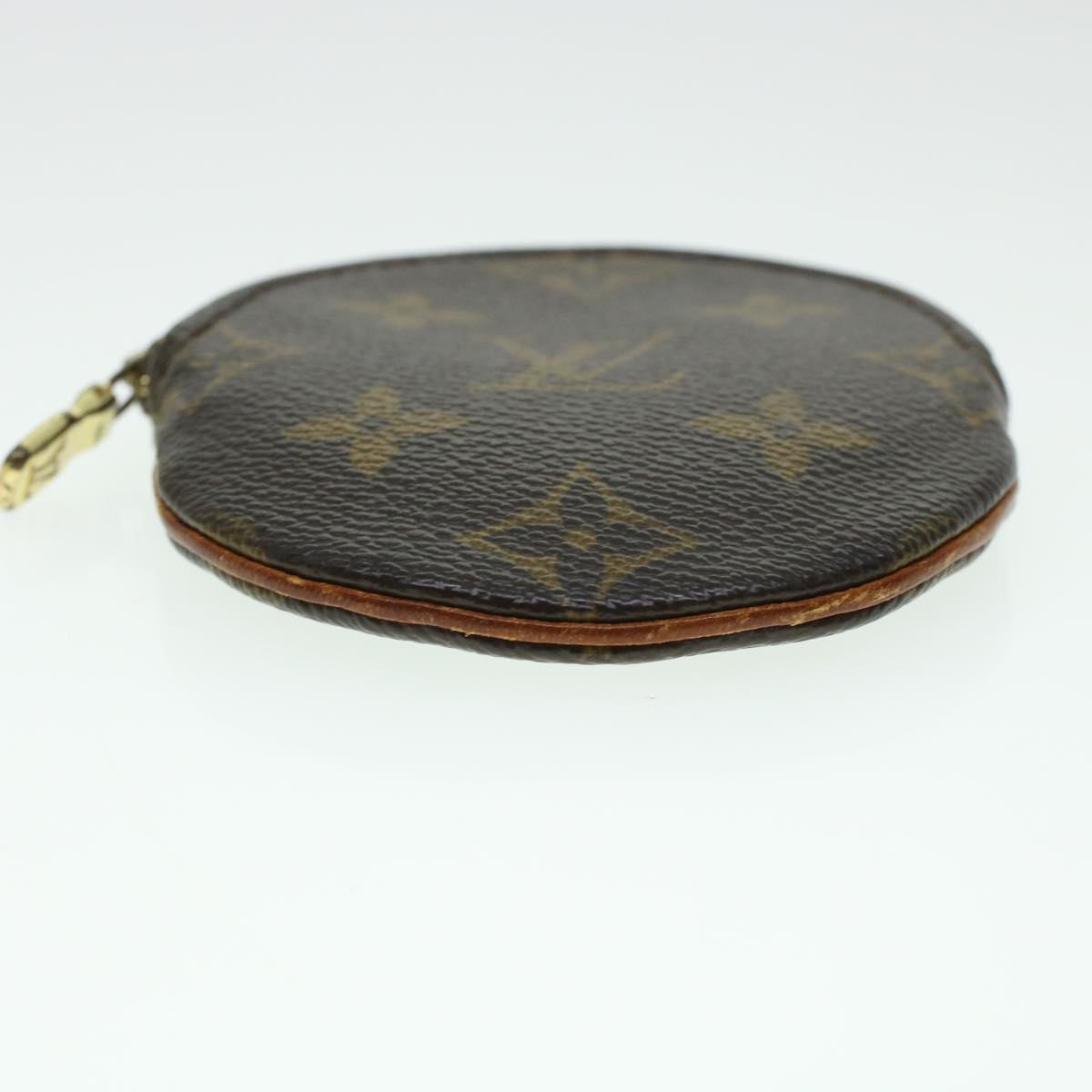 LOUIS VUITTON Monogram Porte Monnaie Round Coin Purse M61926 LV Auth 43547