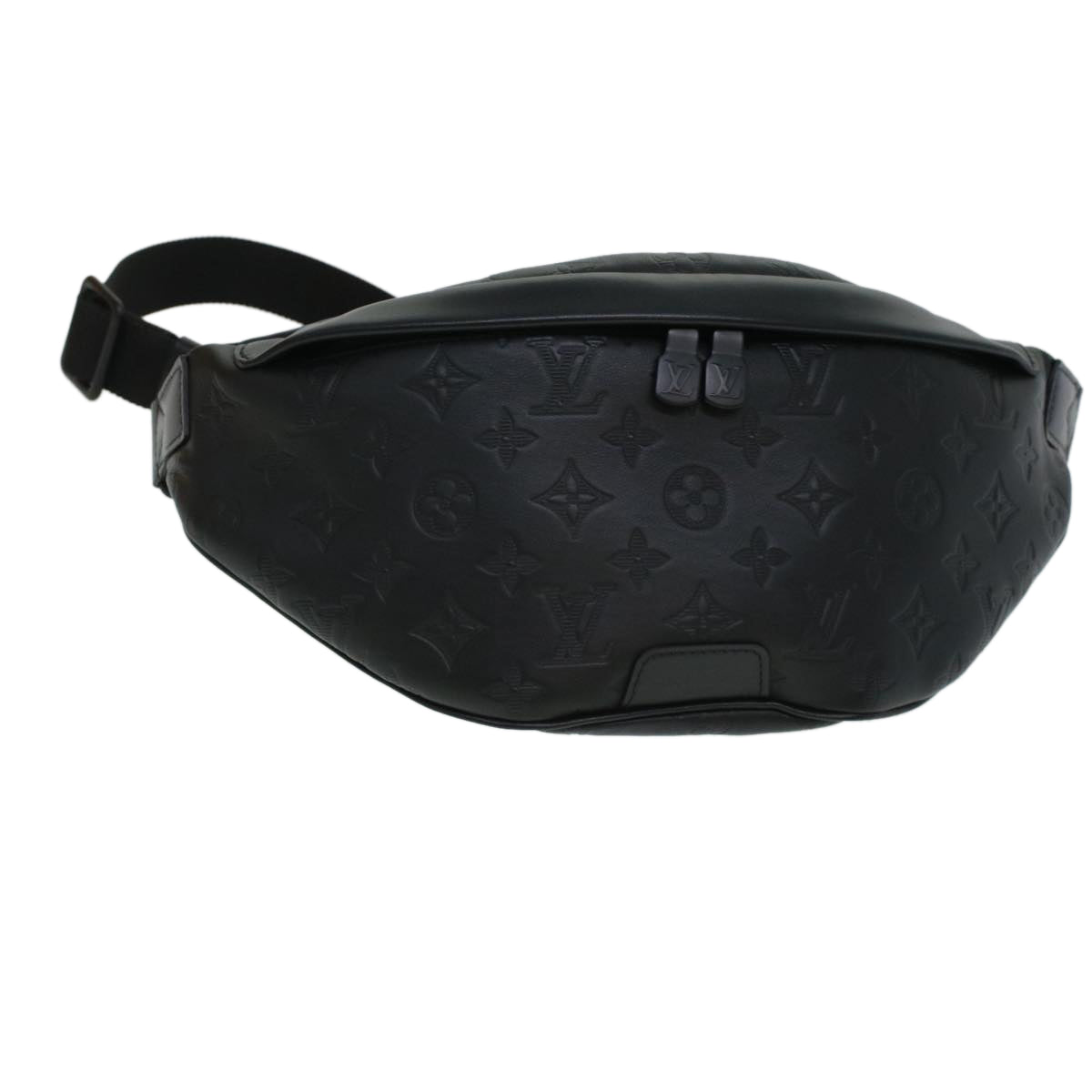 LOUIS VUITTON Monogram Shadow Discovery Bum Bag PM Body Bag M46036 Auth 43553A