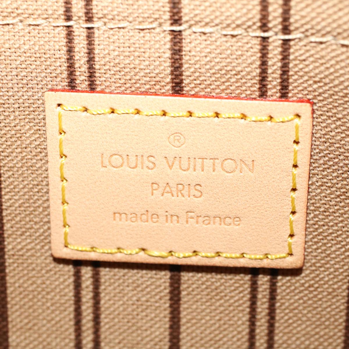 LOUIS VUITTON Monogram Neverfull MM Tote Bag M40156 LV Auth 43554A