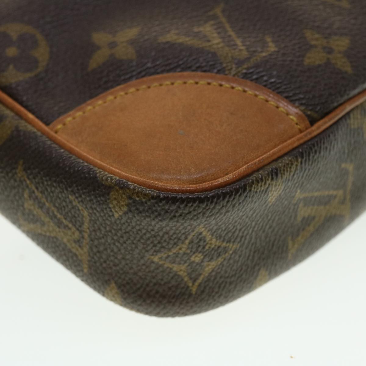 LOUIS VUITTON Monogram Marly Dragonne GM Clutch Bag Vintage M51825 LV Auth 43563