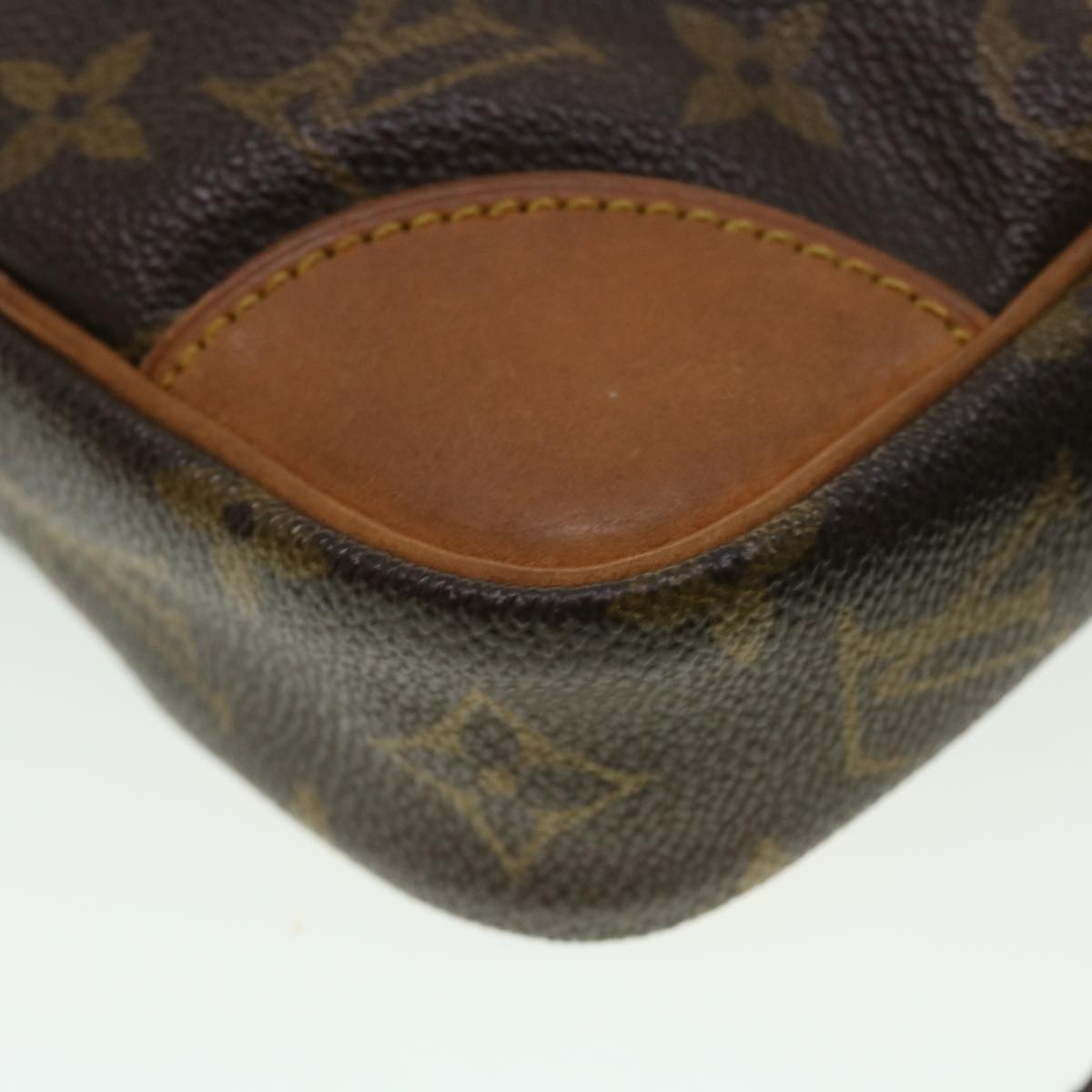 LOUIS VUITTON Monogram Marly Dragonne GM Clutch Bag Vintage M51825 LV Auth 43563