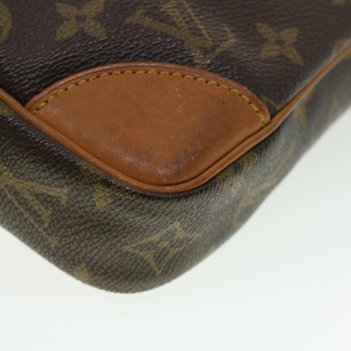 LOUIS VUITTON Monogram Marly Dragonne GM Clutch Bag Vintage M51825 LV Auth 43563