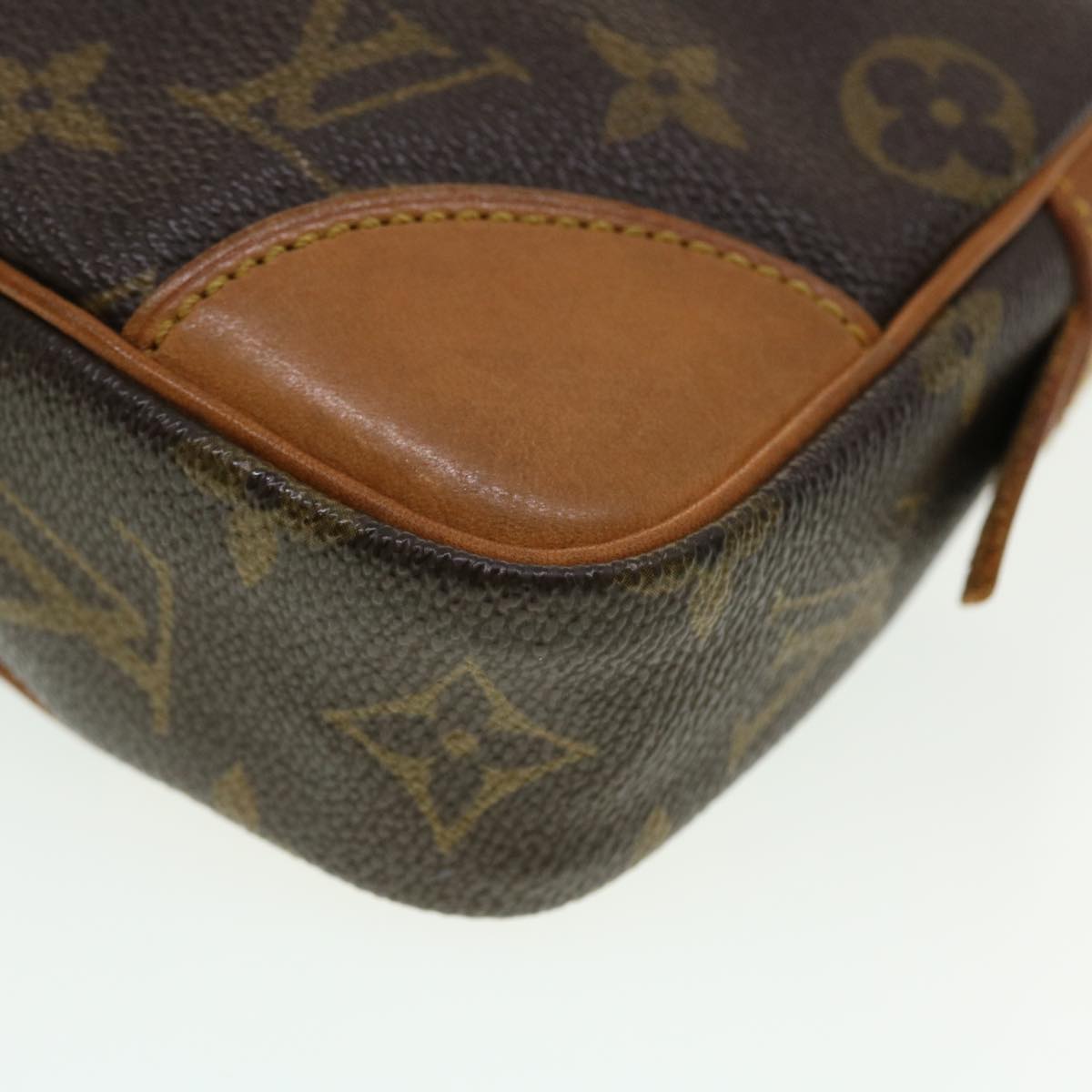 LOUIS VUITTON Monogram Marly Dragonne GM Clutch Bag Vintage M51825 LV Auth 43563