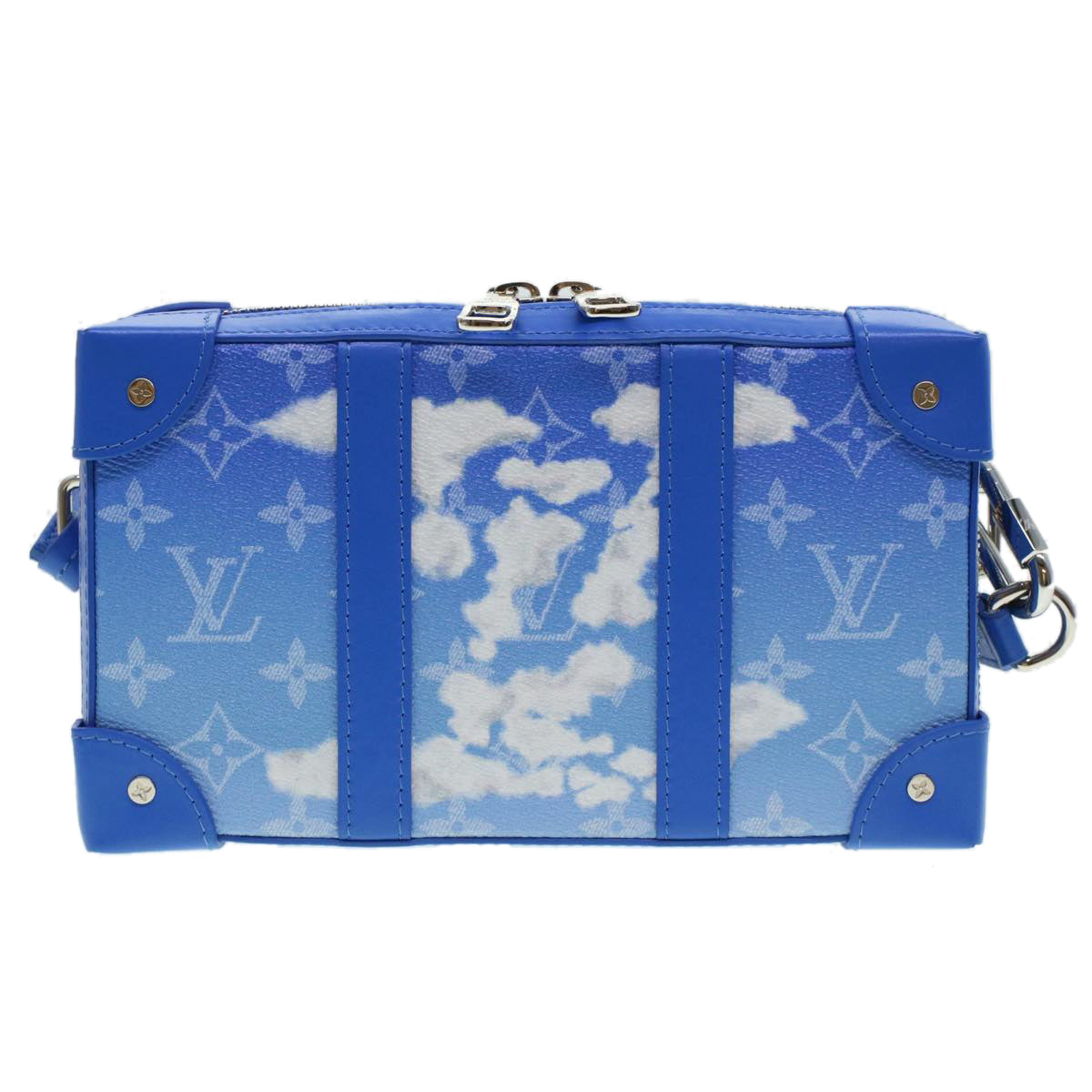 LOUIS VUITTON Monogram Clouds Soft Trunk Wallet Shoulder Bag M45432 Auth 43567A