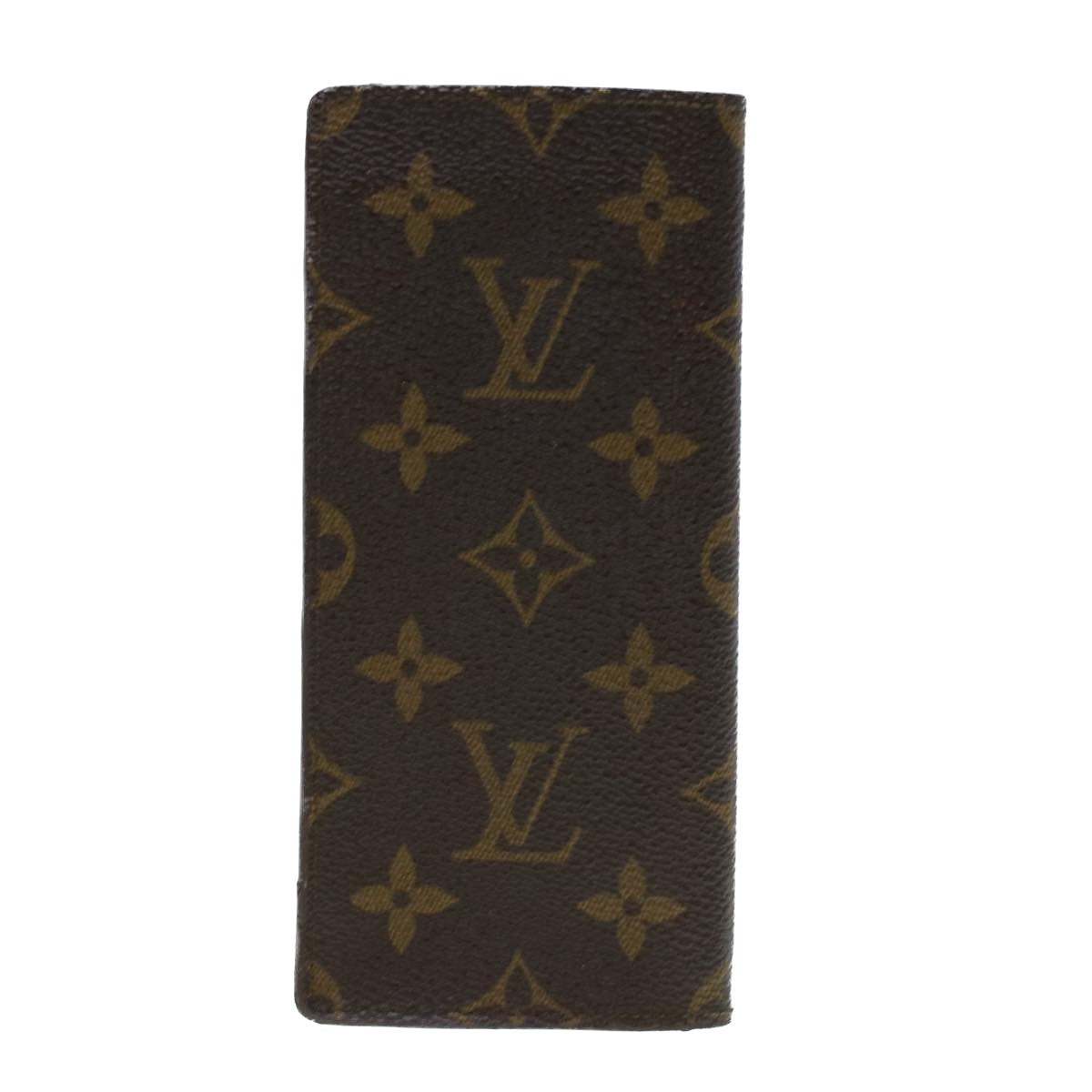 LOUIS VUITTON Monogram Etui A Lunettes Simple Glasses Case M62962 LV Auth 43577