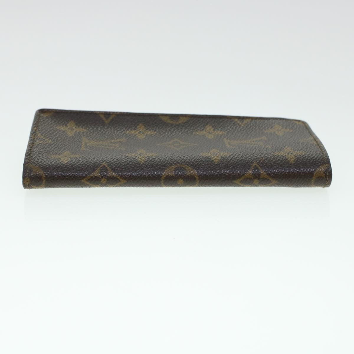 LOUIS VUITTON Monogram Etui A Lunettes Simple Glasses Case M62962 LV Auth 43577