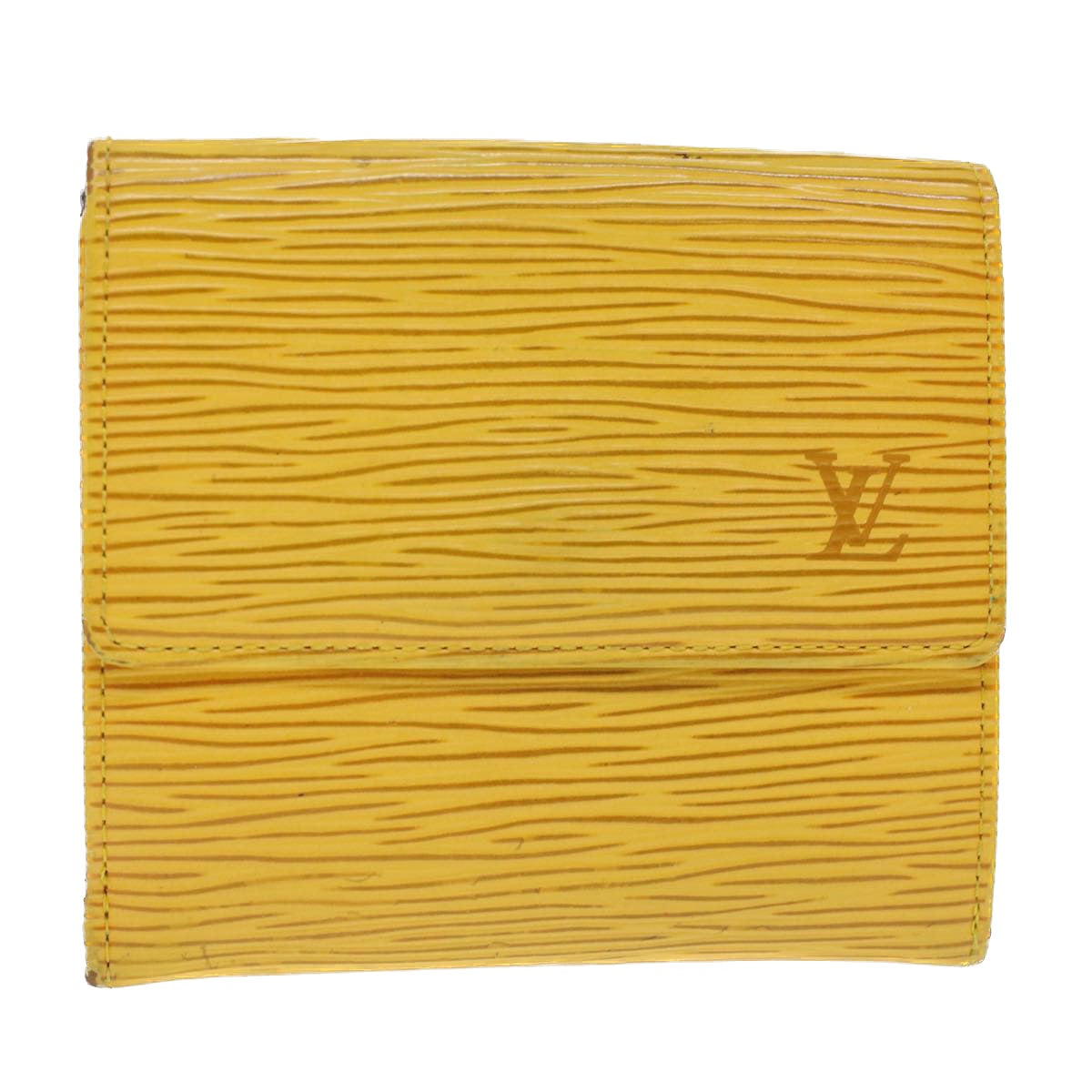 LOUIS VUITTON Epi Porte Monnaie Bier Cartes Crdit Wallet Yellow M63489 LV 43579